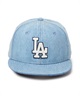 NEW ERA ニューエラ キャップ キッズ ジュニア 子供 Youth 9FIFTY Denim ロサンゼルス・ドジャース ネイビー 14746977(NVY-YOUTH)