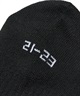 NEW ERA ニューエラ ソックス 靴下 クルー丈 2ペア ライン フラッグロゴ エンブロイダリー K14751650(BWG-21.0cm)