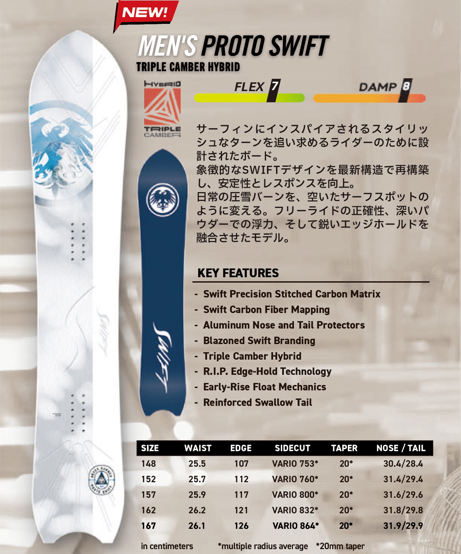 NEVER SUMMER ネバーサマー プロトスウィフト PROTO SWIFT