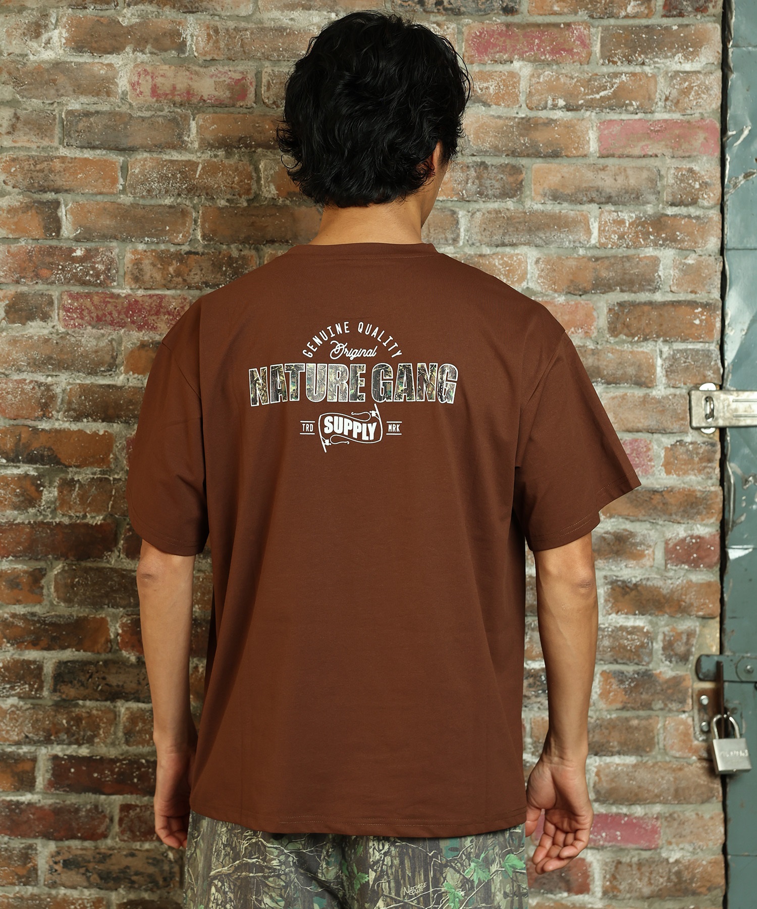 Nature Gang ネイチャーギャング 半袖 Tシャツ メンズ バックプリント