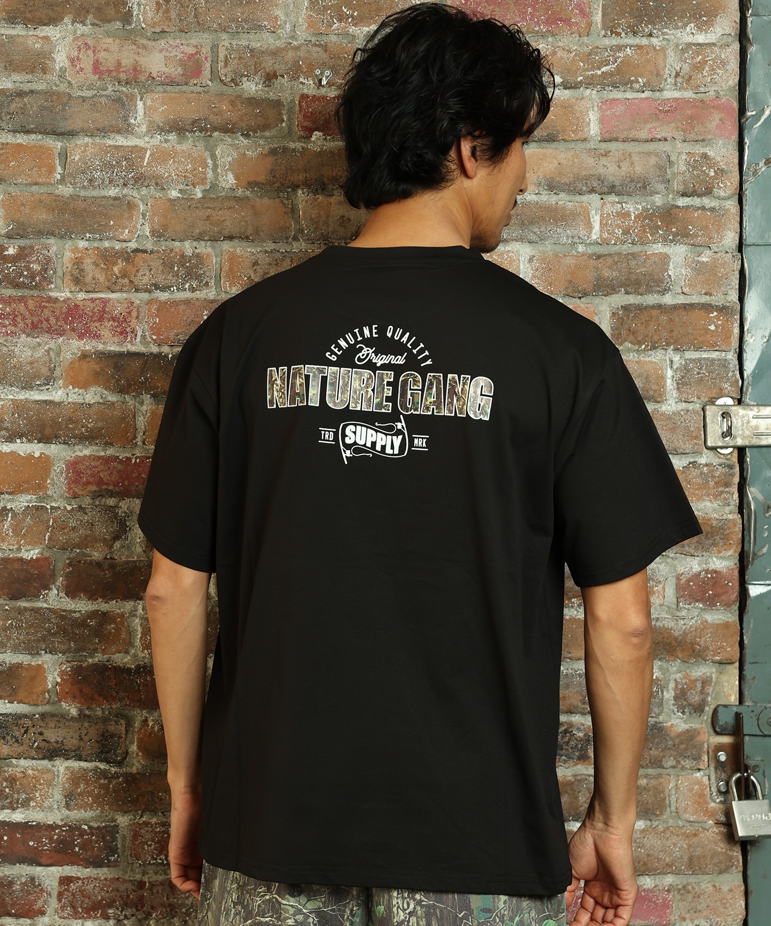 Nature Gang ネイチャーギャング 半袖 Tシャツ メンズ バックプリント