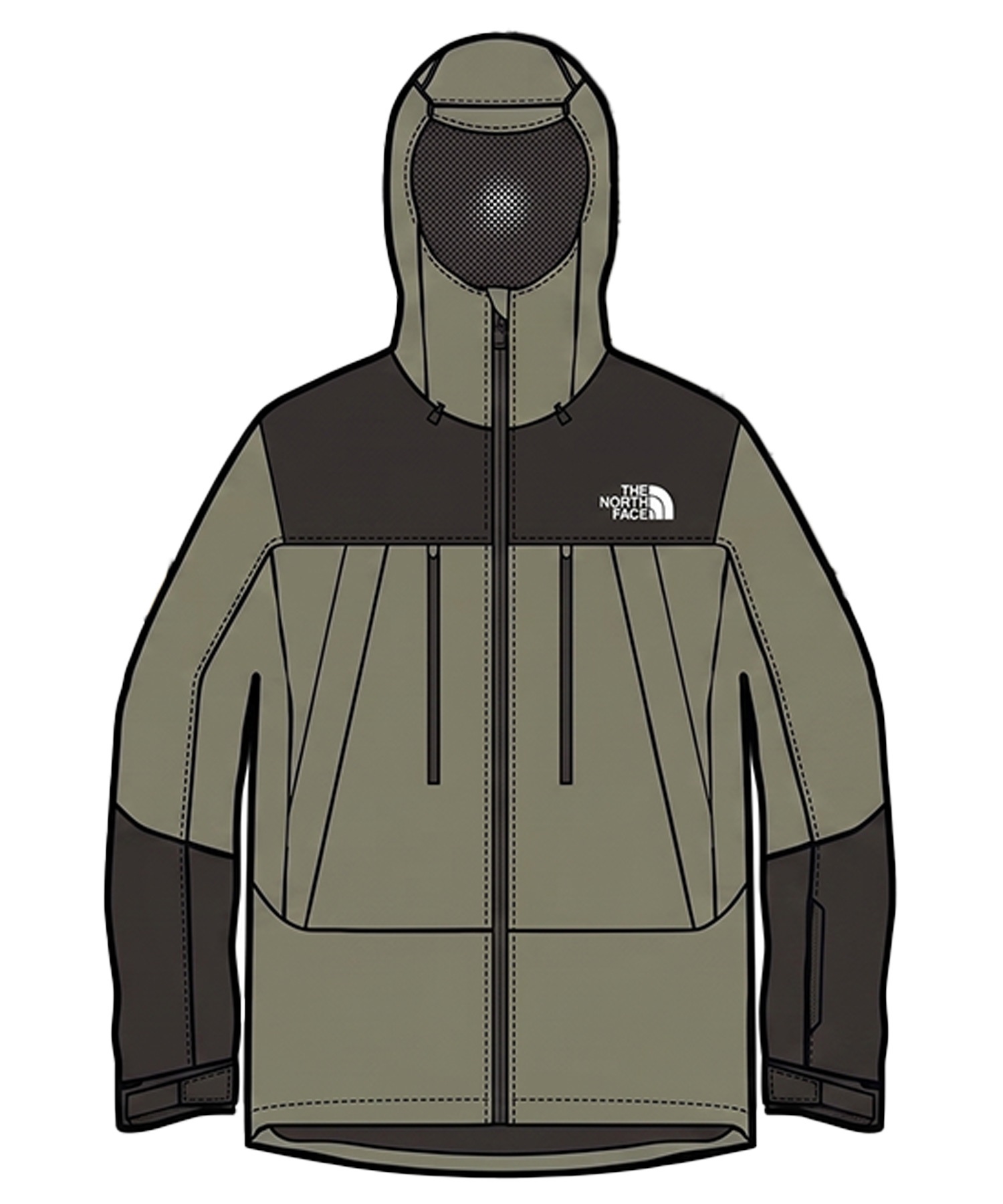スノーボードジャケット 黒とグレー THE NORTH FACE ザ ノース フェイス スノーバード トリクライメイト