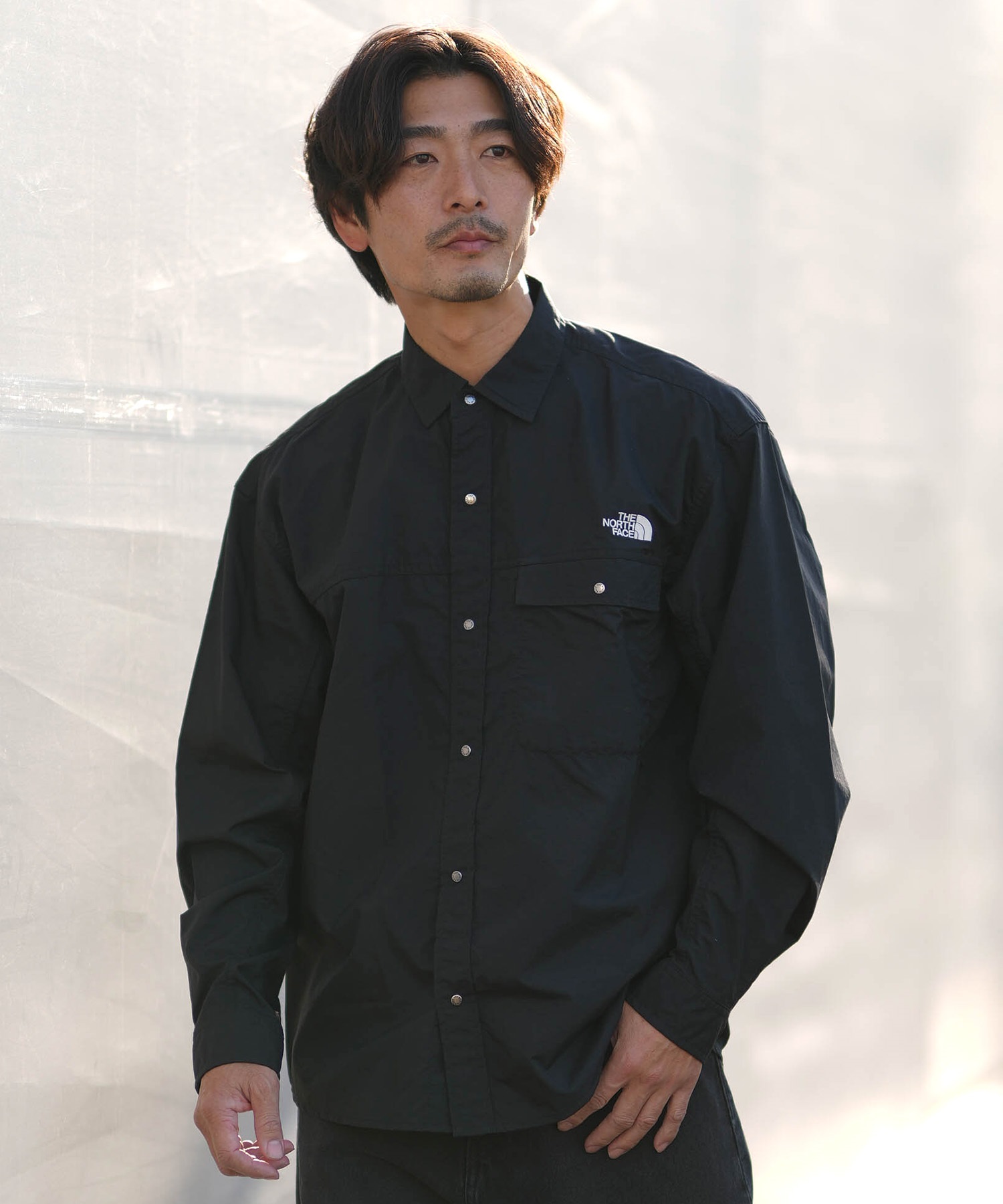 THE NORTH FACE ザ・ノース・フェイス 長袖 シャツ メンズ ロング