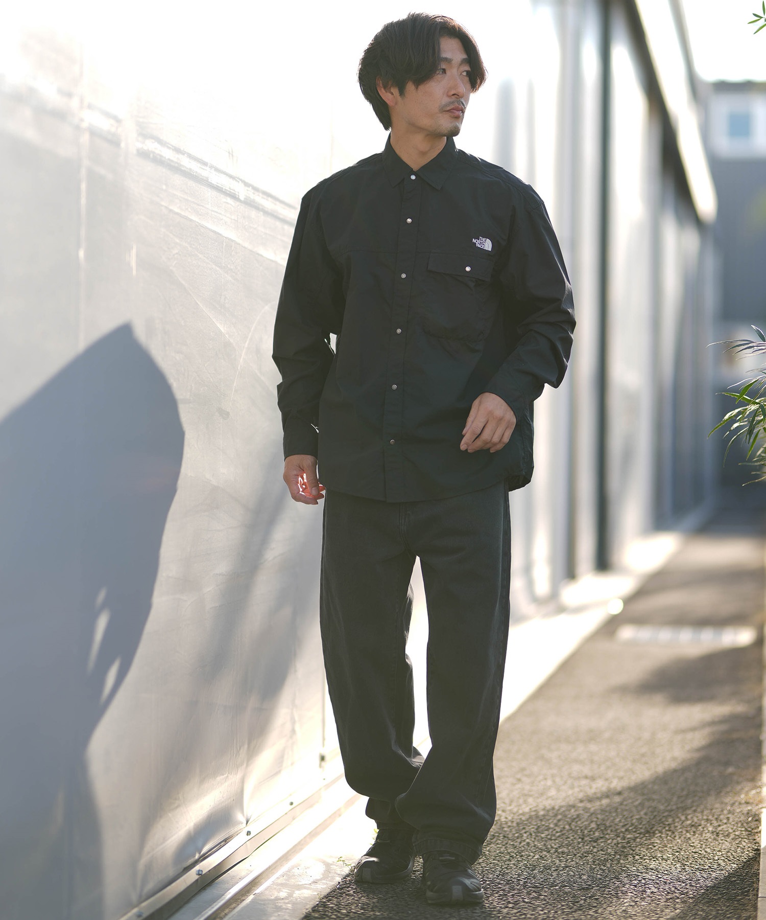 THE NORTH FACE ザ・ノース・フェイス 長袖 シャツ メンズ ロング