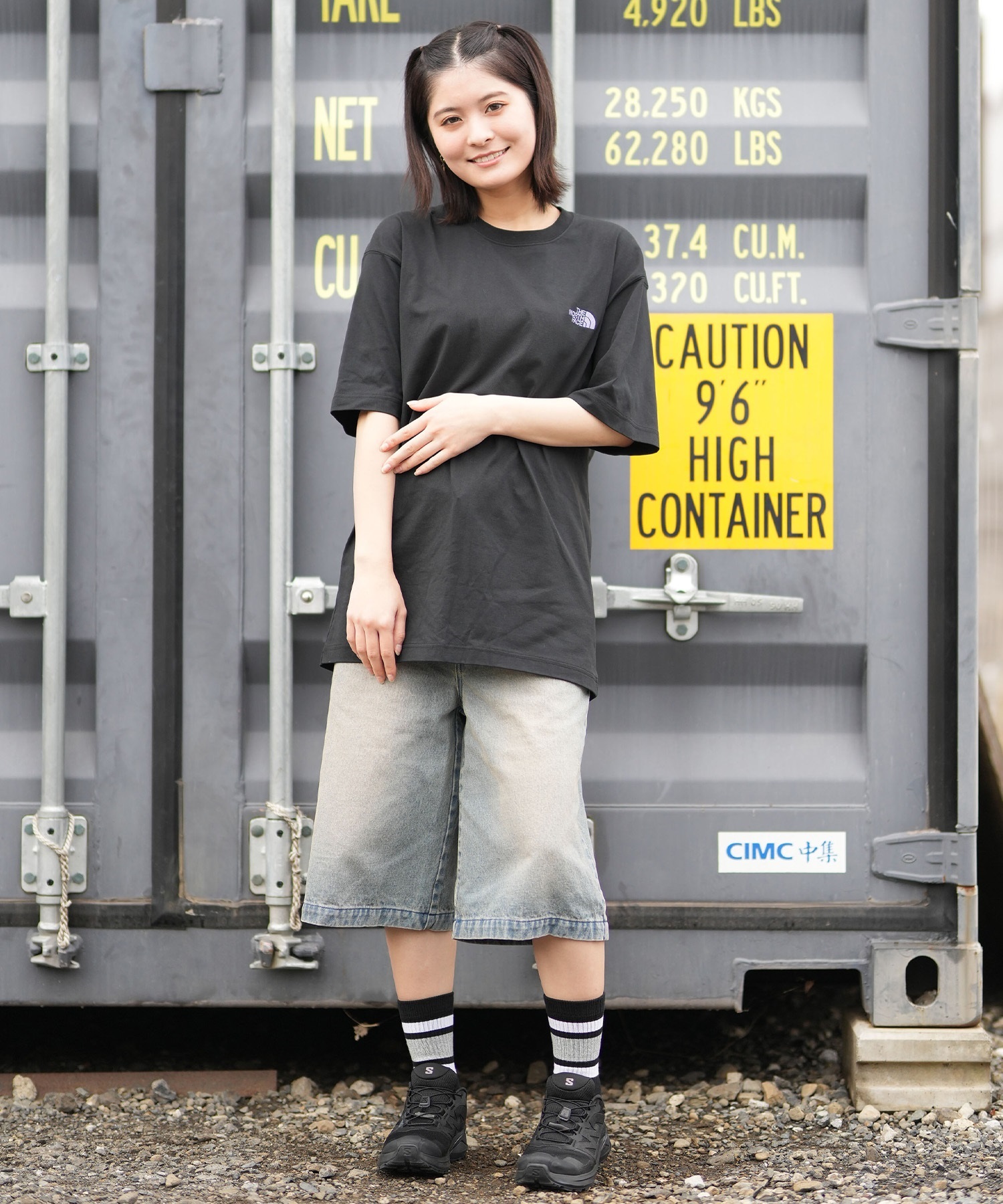 ザノースフェイス レディース 半袖Tシャツ ショートパンツ キャップセット THE NORTH FACE ノースフェイス 半袖 Tシャツ レディース 速乾