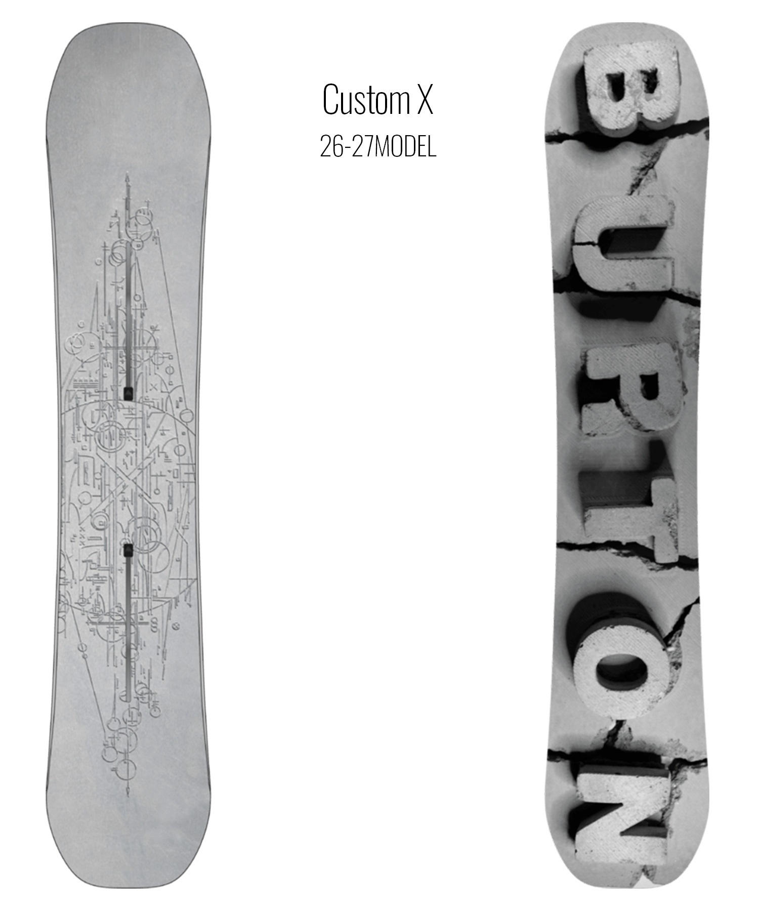 BURTON バートン customX カスタムX 最高峰スノーボードセット BURTON