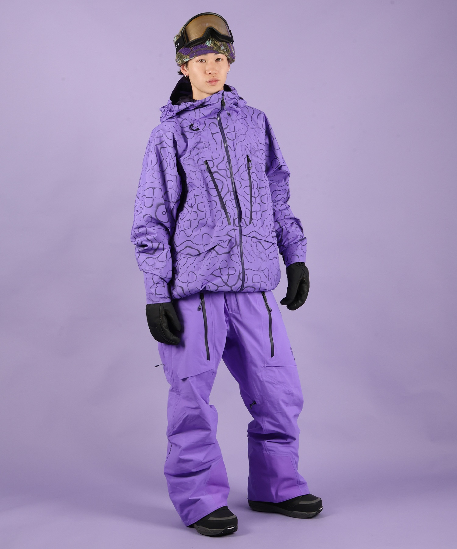 nowin スノボ　リフレクター　パープル ウェア　パンツ　紫　ボード エーケー ak バートン BURTON スワッシュ インシュレーテッド