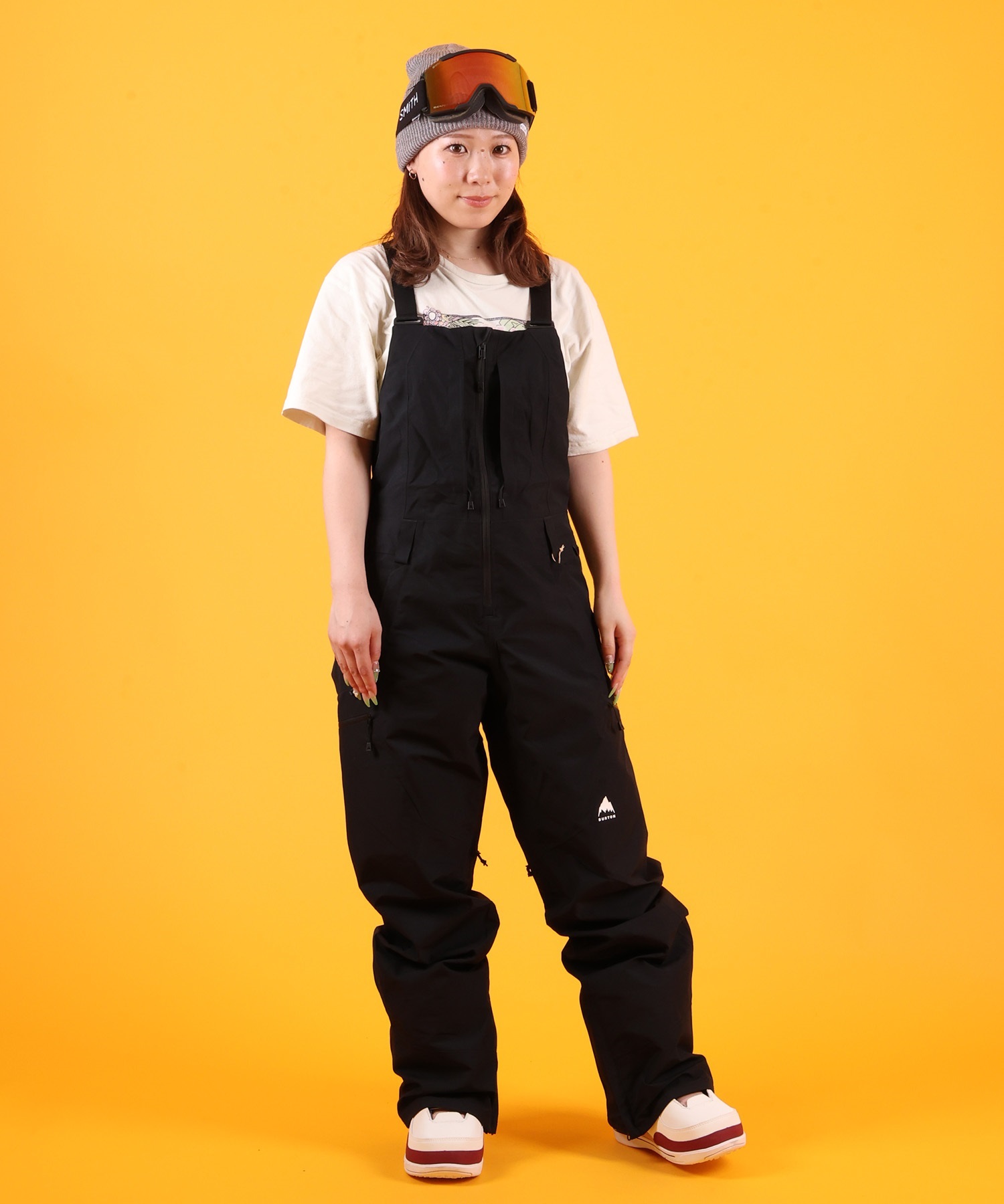 BURTON 女性用 スノーボードビブパンツ　ゴアテックス BURTON バートン リザーブ ゴアテックス2Lビブパンツ Reserve GORE-TEX