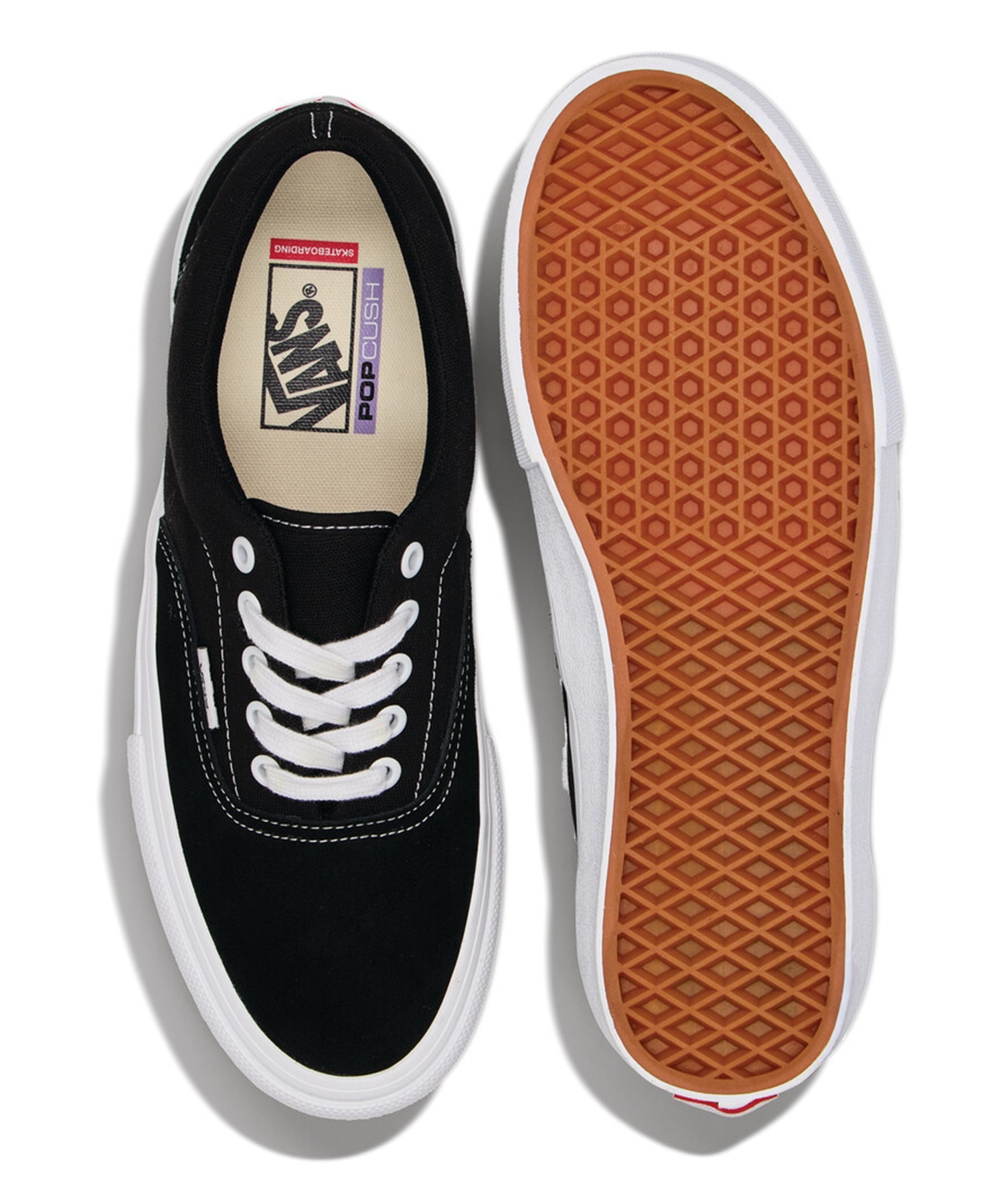 VANS ヴァンズ スニーカー メンズ レディース 靴 シューズ ローカット スケシュー Skate Era VN000ECRBA2(BK/WT-23.0cm)