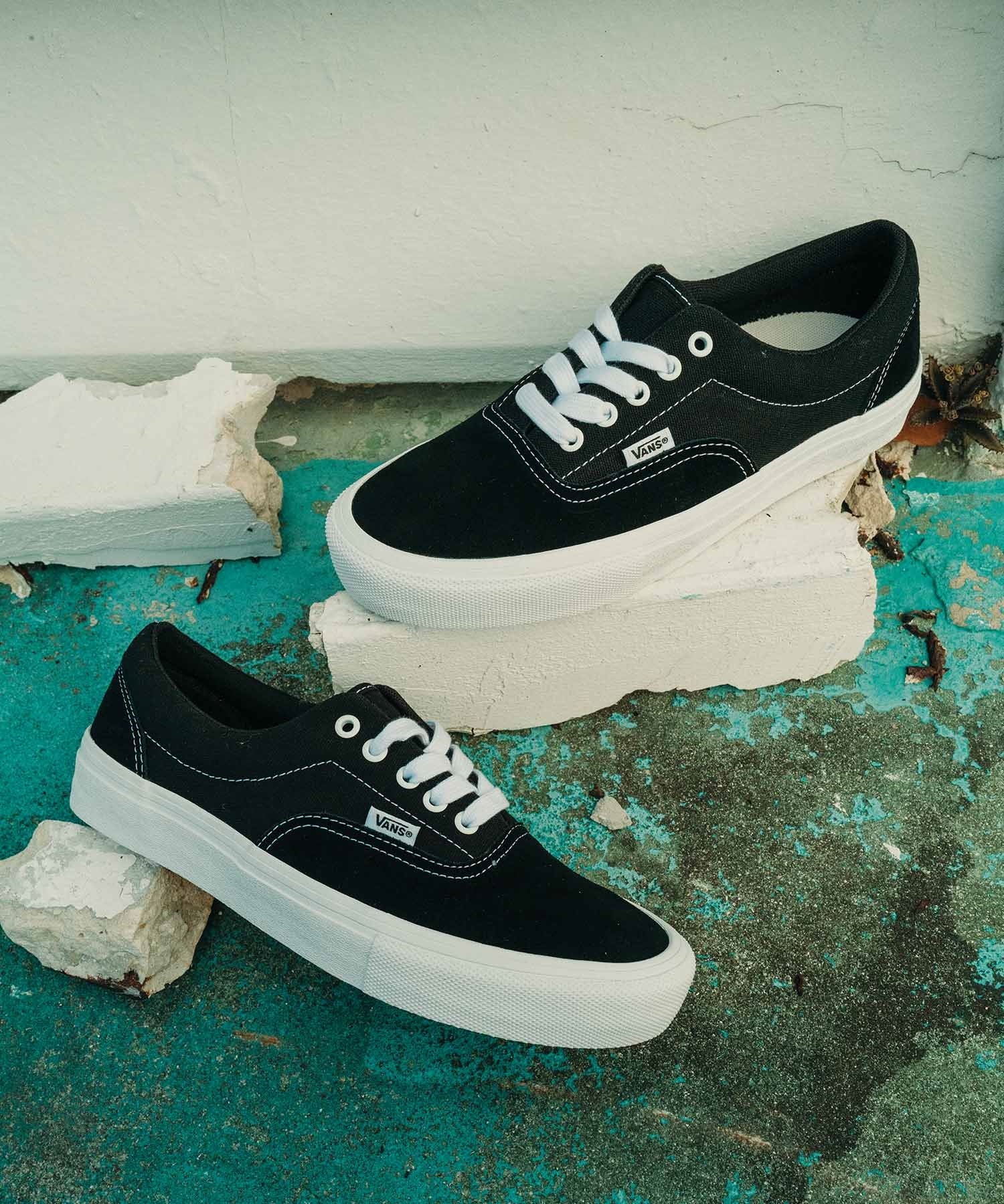 VANS ヴァンズ スニーカー メンズ レディース 靴 シューズ ローカット スケシュー Skate Era VN000ECRBA2(BK/WT-23.0cm)