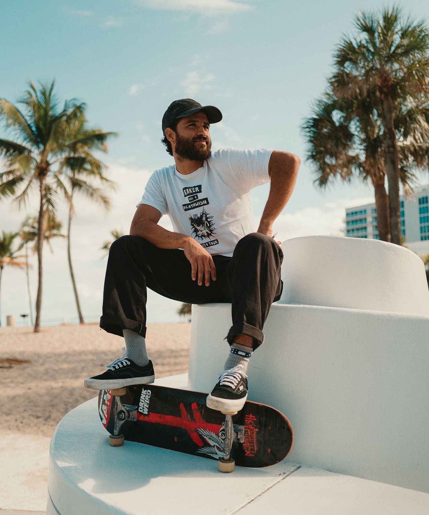 VANS ヴァンズ スニーカー メンズ レディース 靴 シューズ ローカット スケシュー Skate Era VN000ECRBA2(BK/WT-23.0cm)