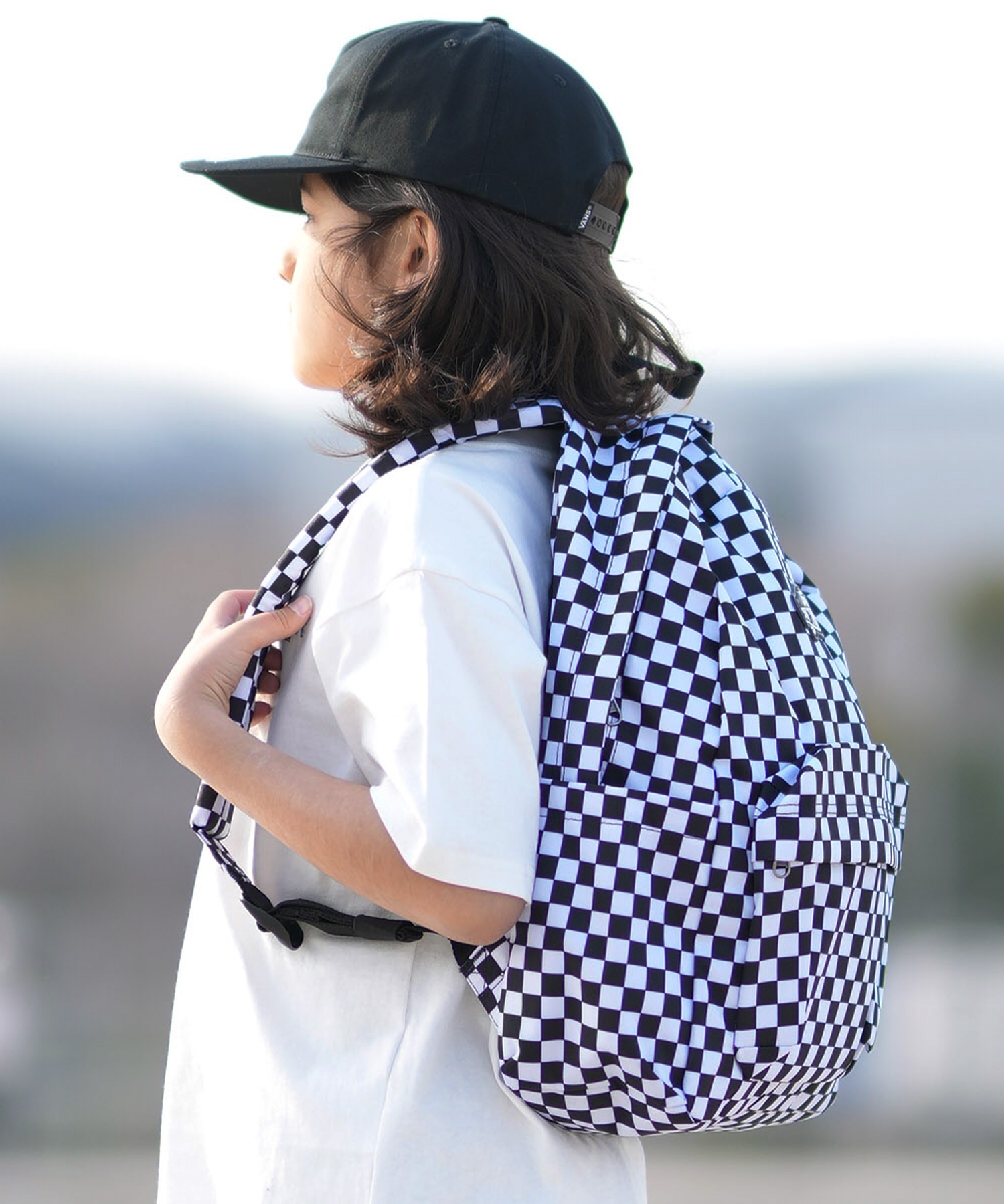 VANS バンズ バックパック リュック キッズ ジュニア OS Grom Check