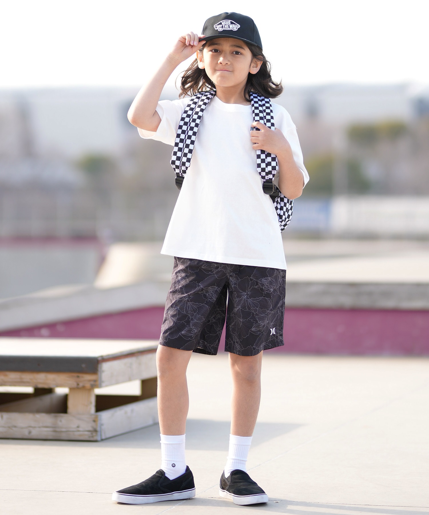 VANS バンズ バックパック リュック キッズ ジュニア OS Grom Check