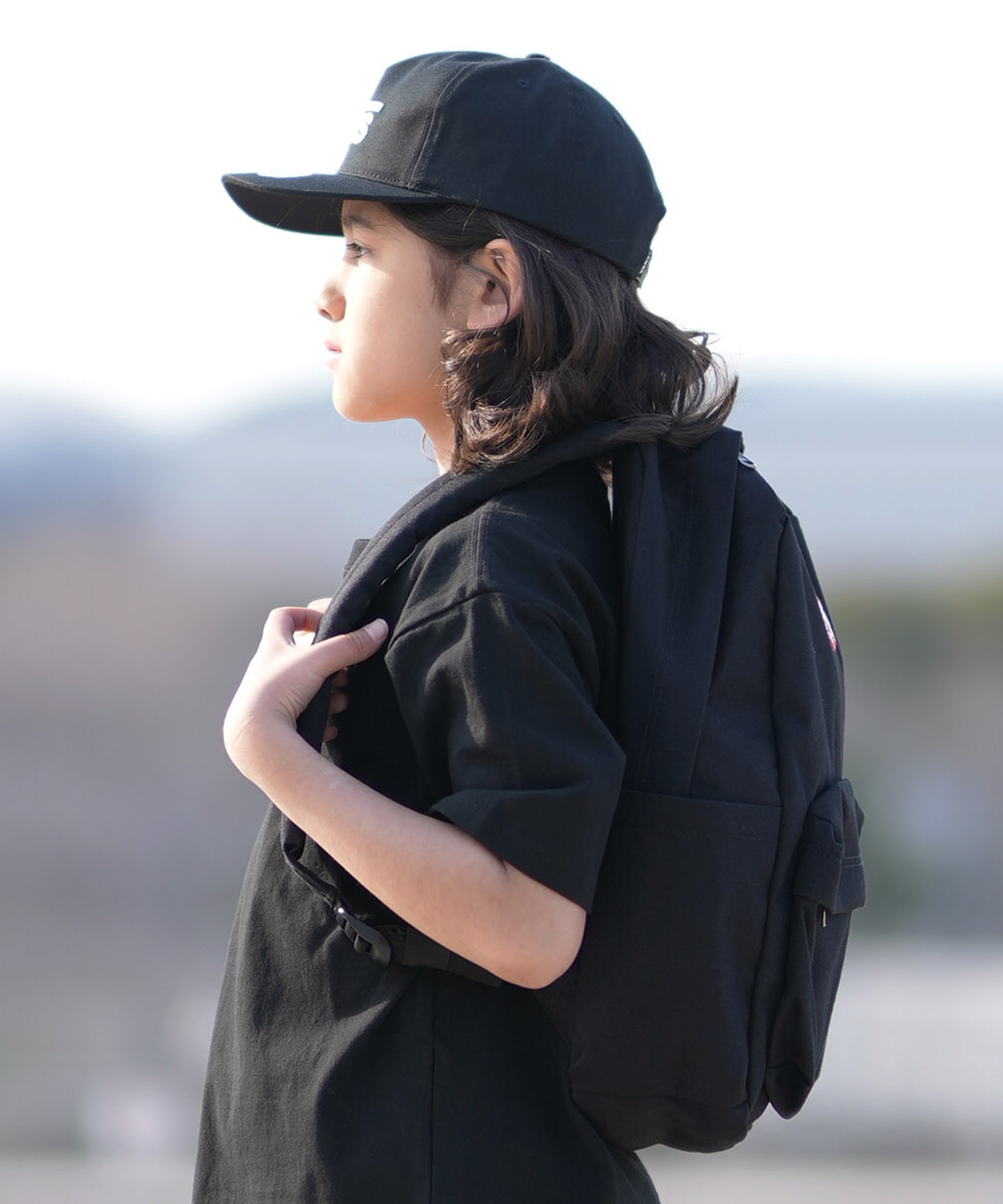 VANS バンズ キャップ キッズ ジュニア Drop V Logo Spbk VN000Q19BLK