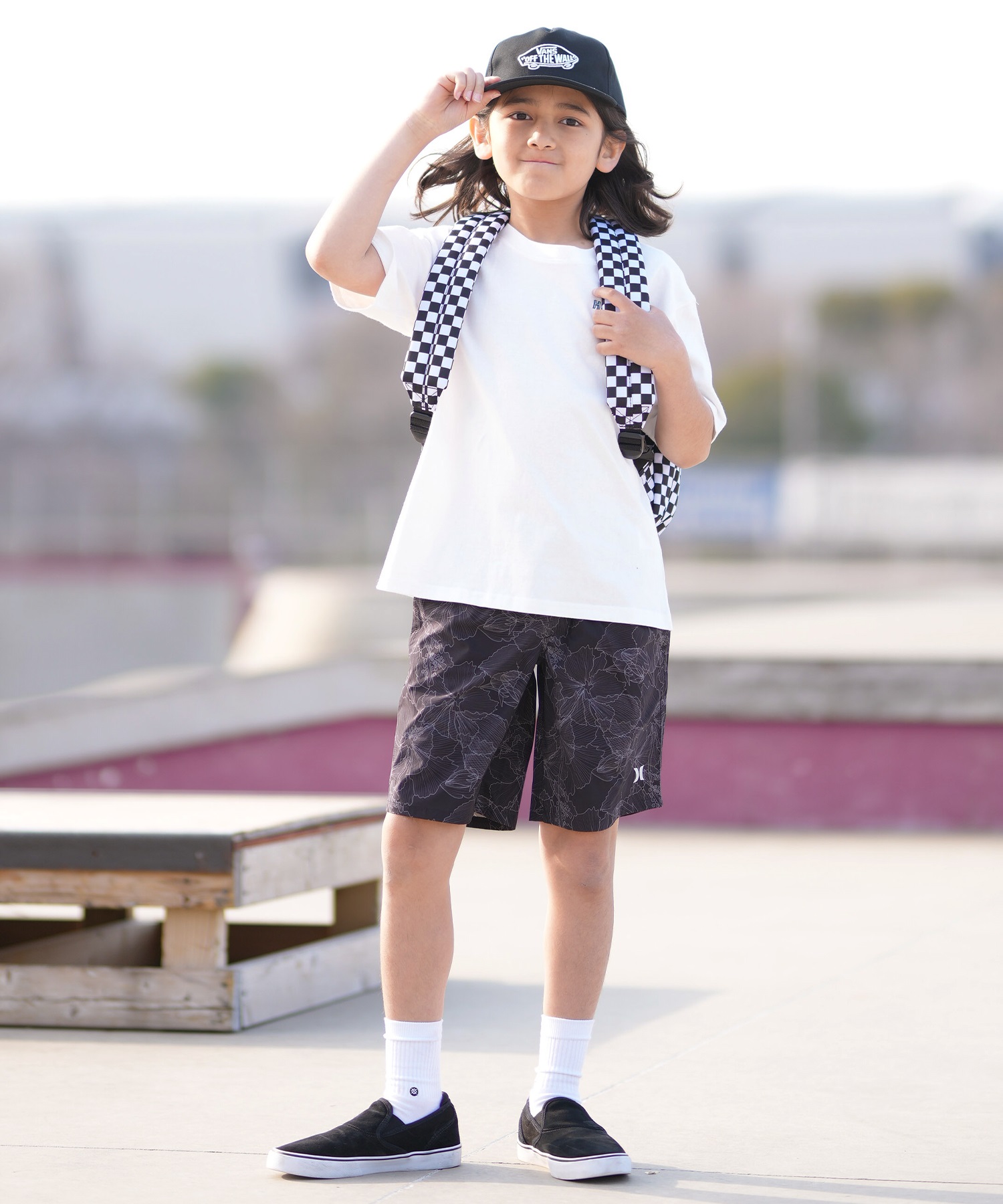 VANS バンズ キャップ キッズ ジュニア Vans Classic Spbk VN000Q1ABLK