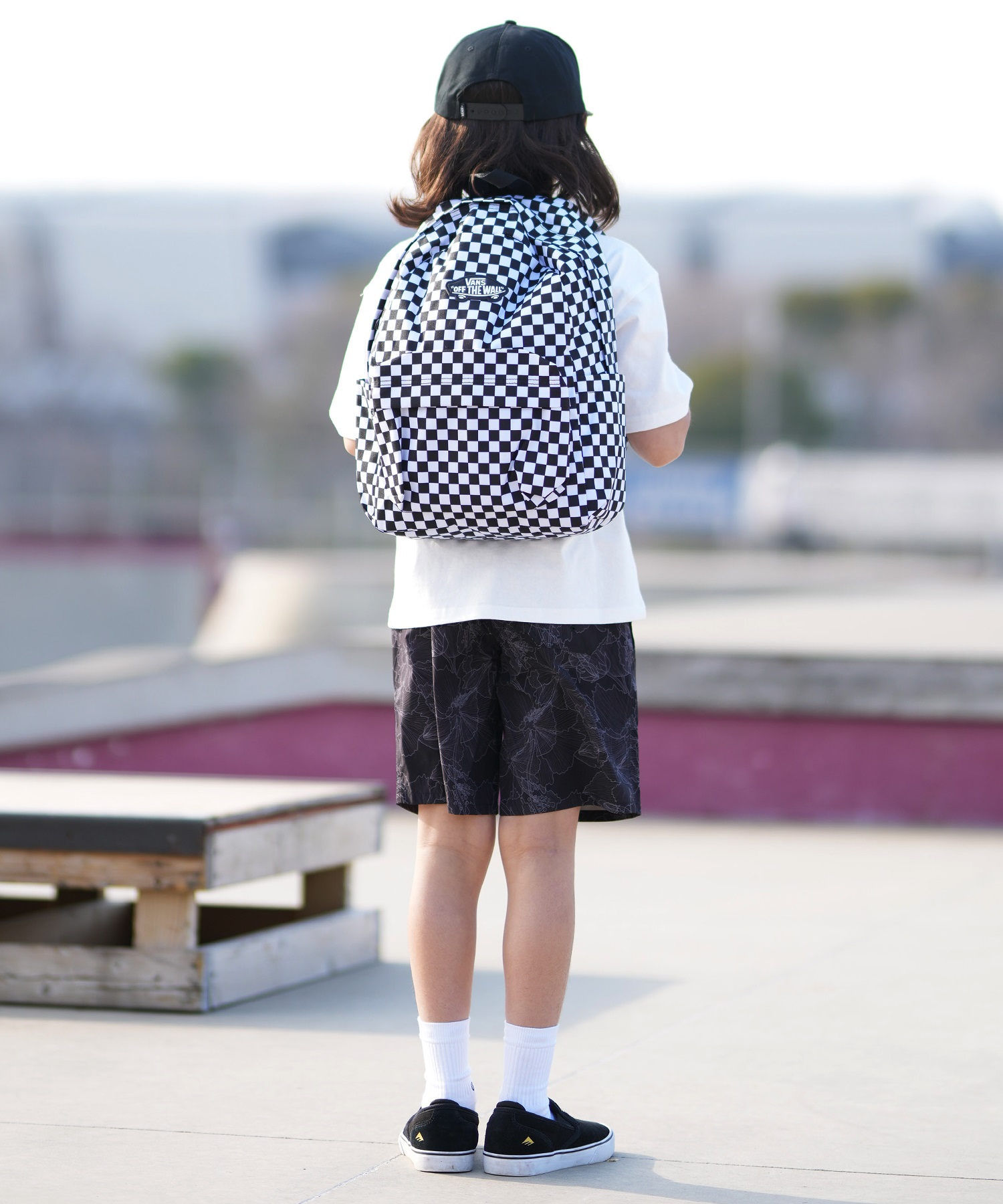 VANS バンズ キャップ キッズ ジュニア Vans Classic Spbk VN000Q1ABLK