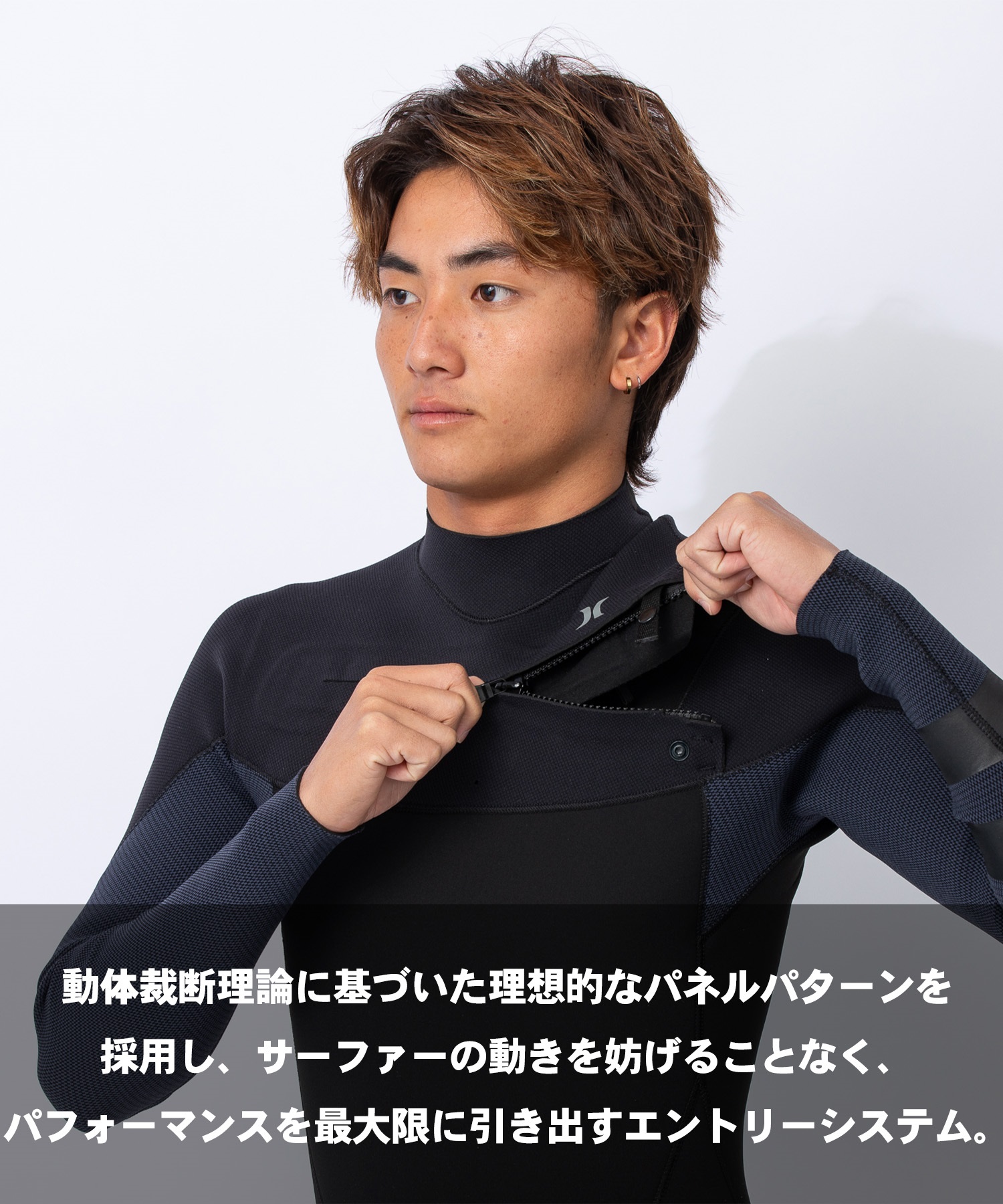 HURLEY ハーレー チェストジップ アドバンテージプラス MZFLAD26