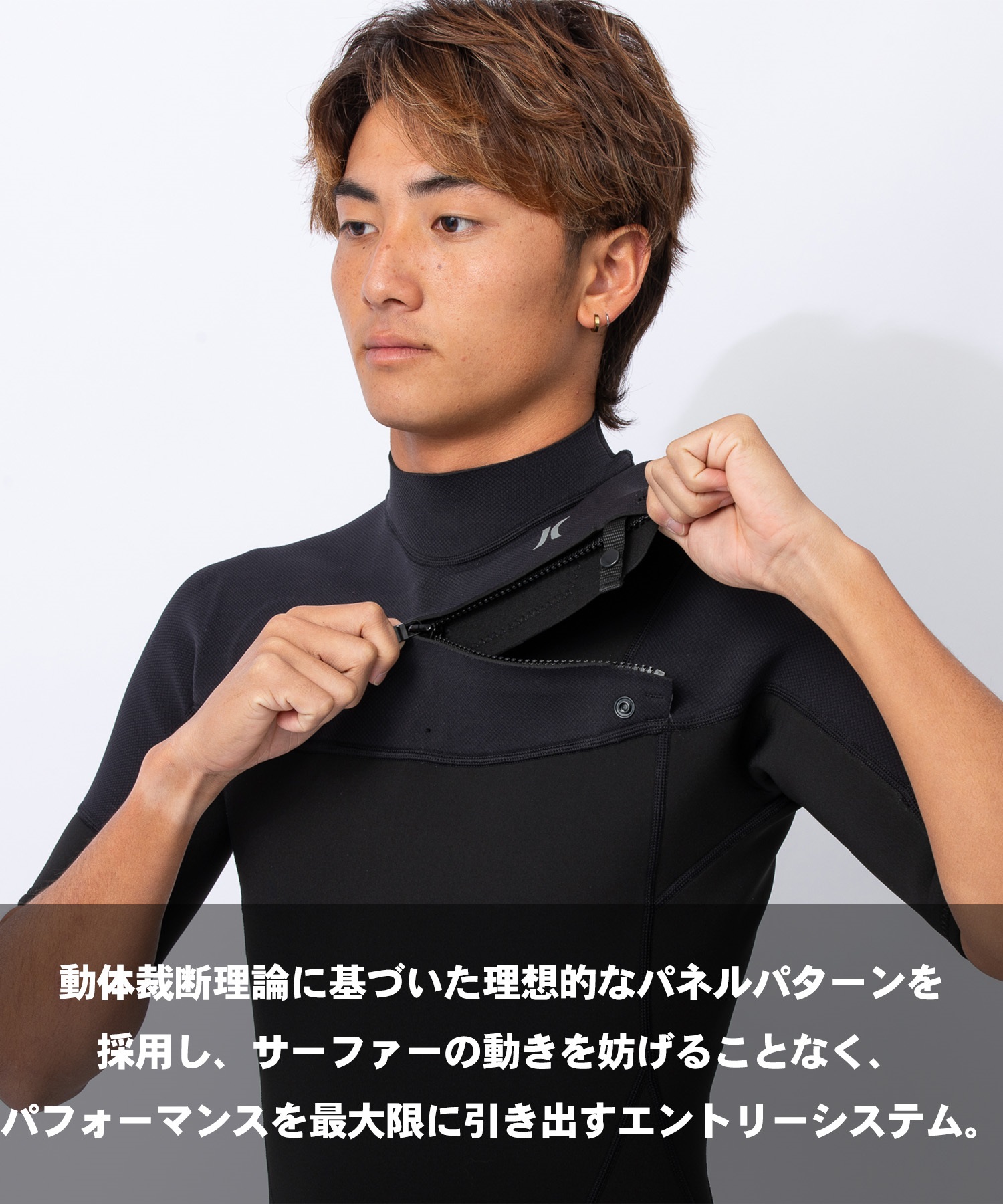 HURLEY ハーレー チェストジップ アドバンテージプラス MZSPAD26