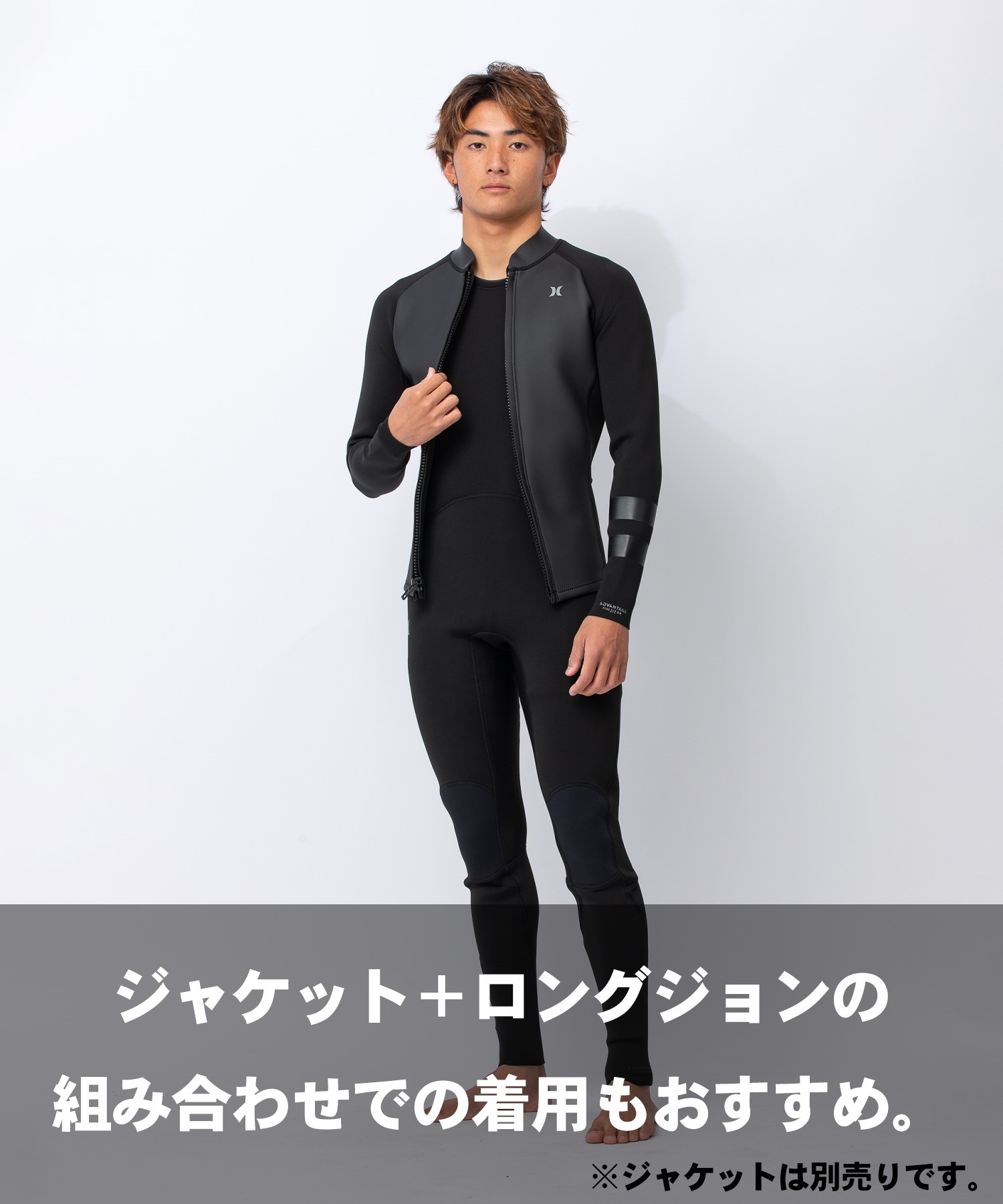 安く 買う 方法 Hurley ロングジョンウェットスーツ ブラック メンズM
