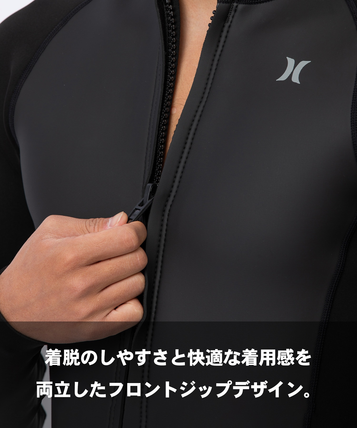 HURLEY ハーレー フロントジップ アドバンテージプラス MZFZJK26