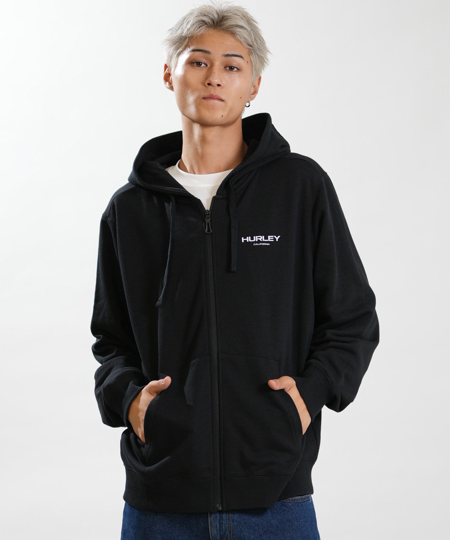 Hurley ハーレー ジップアップ パーカー フーディー メンズ 吸水速乾