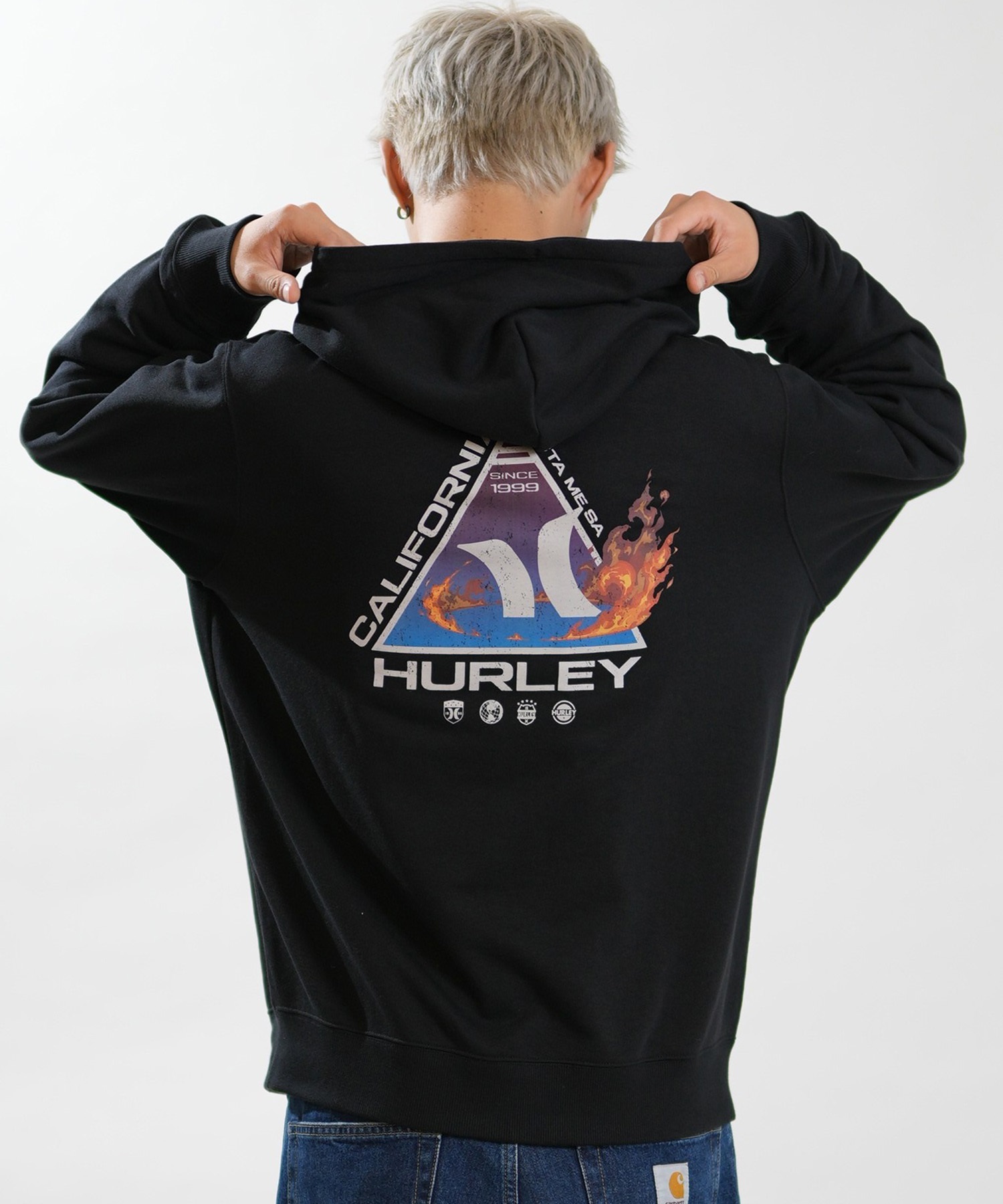 Hurley ハーレー ジップアップ パーカー フーディー メンズ 吸水速乾