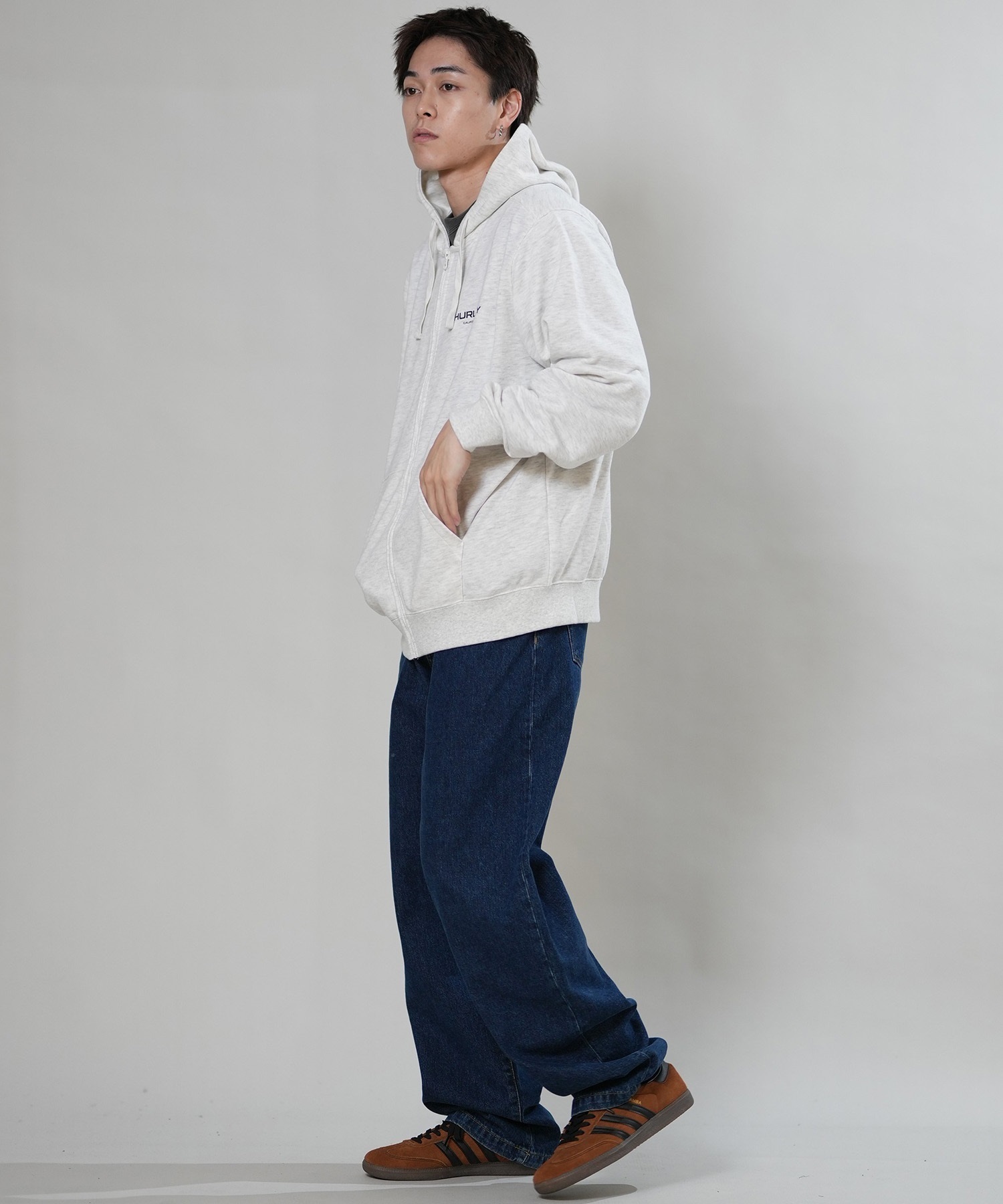 Hurley ハーレー ジップアップ パーカー フーディー メンズ 吸水速乾
