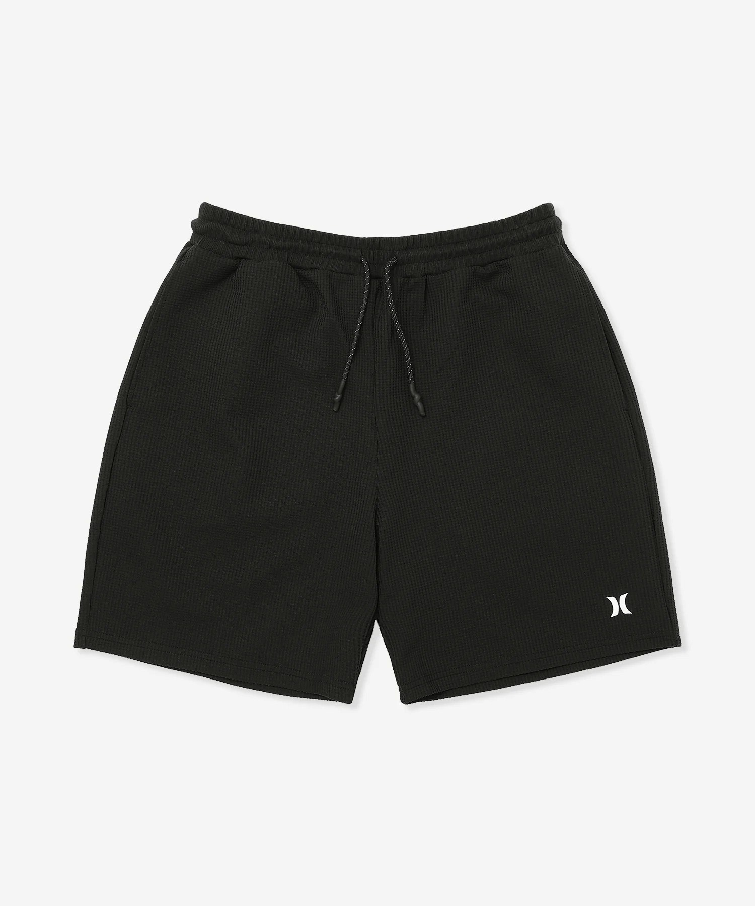 未使用 タグ付き HYPEGOLF ハリ感素材 ハーフパンツ size L 黒 Hurley ハーレー ハーフパンツ ショートパンツ メンズ 吸水速乾
