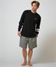Hurley ハーレー 水着 ラッシュガード 長袖 Tシャツ ロンT メンズ UVカット ストレッチ 疎水性 抗菌防臭 水陸両用 MALS26106P(WHT-M)