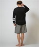 Hurley ハーレー 水着 ラッシュガード 長袖 Tシャツ ロンT メンズ UVカット ストレッチ 疎水性 抗菌防臭 水陸両用 MALS26106P(WHT-M)