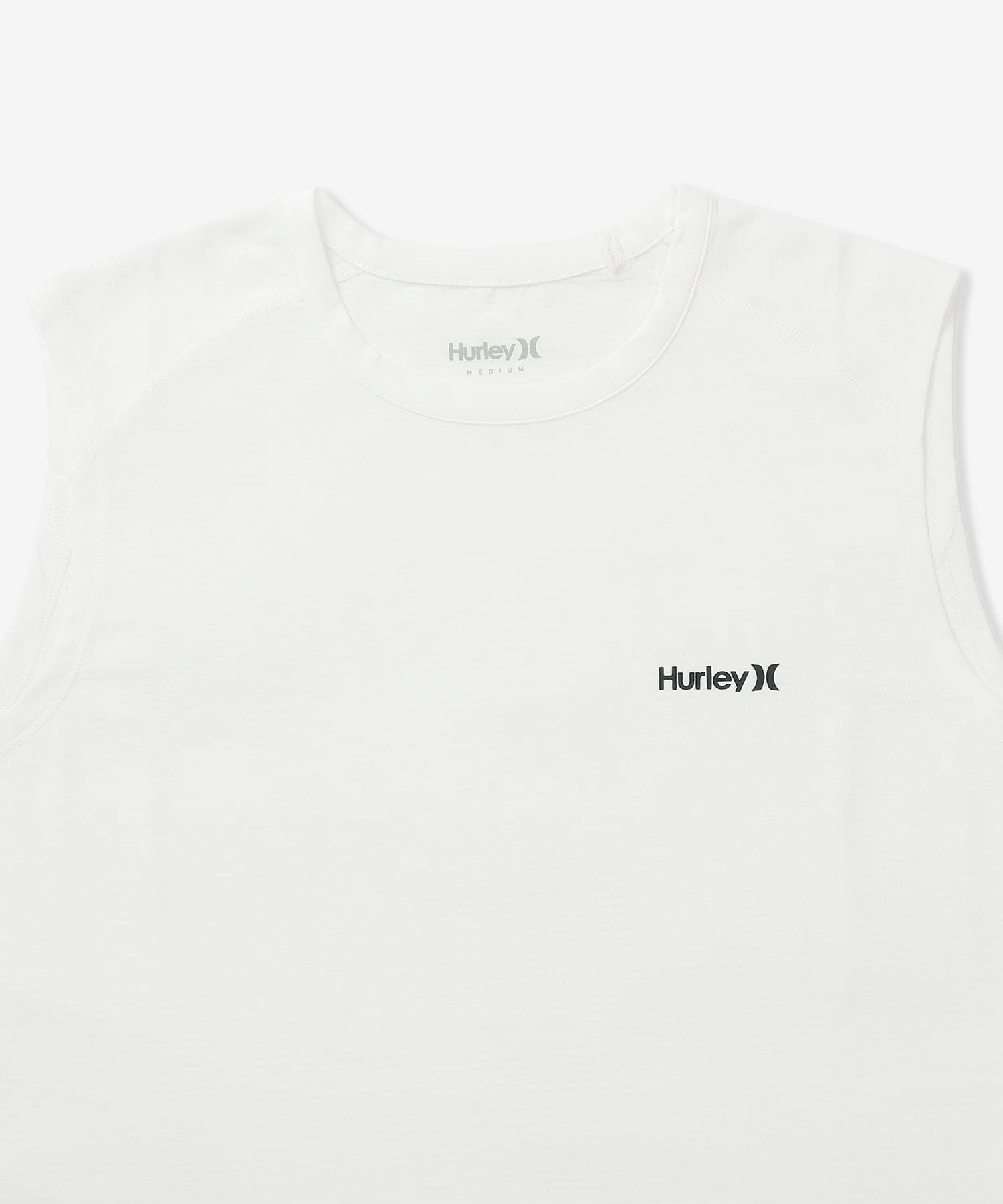 Hurley ハーレー 水着 ラッシュガード タンクトップ メンズ ストレッチ 疎水性 抗菌防臭 水陸両用 MASL26102P(WHT-M)