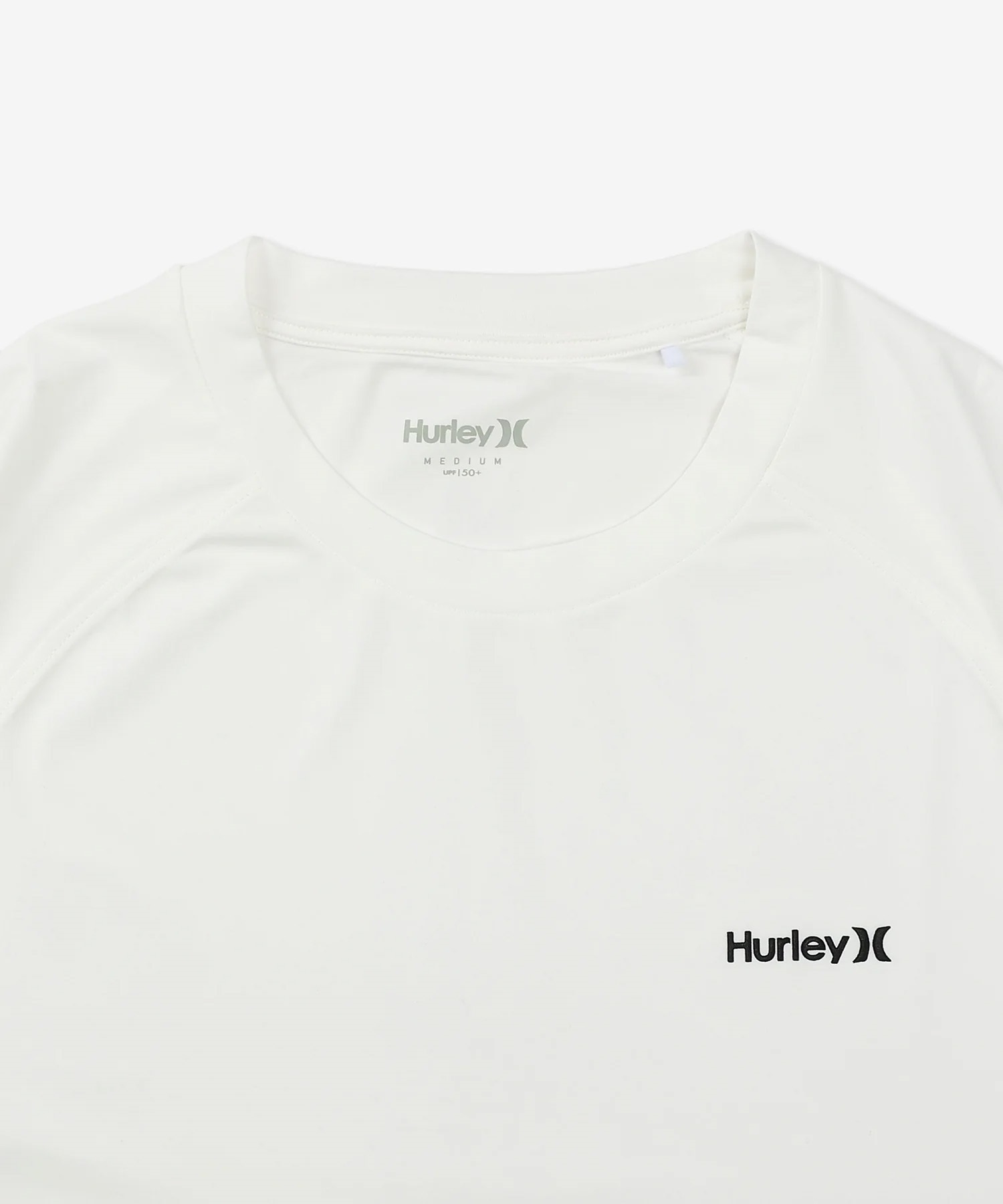 Hurley ハーレー 水着 ラッシュガード 半袖 Tシャツ メンズ UVカット 軽量 ストレッチ 抗菌防臭 疎水 水陸両用 MASS26101P(WHT-M)