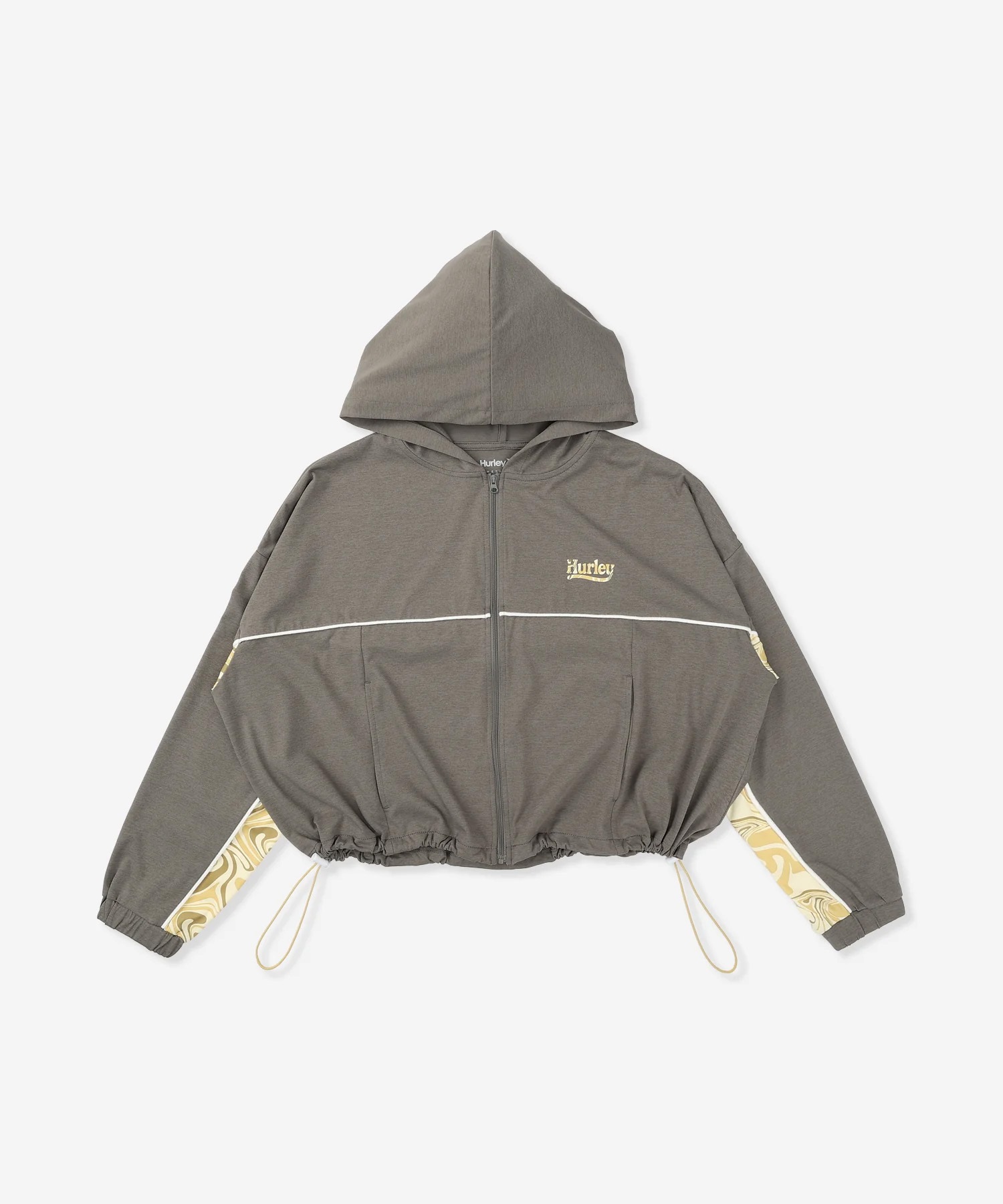 Hurley ハーレー ジップアップ パーカー レディース ショート丈 UV