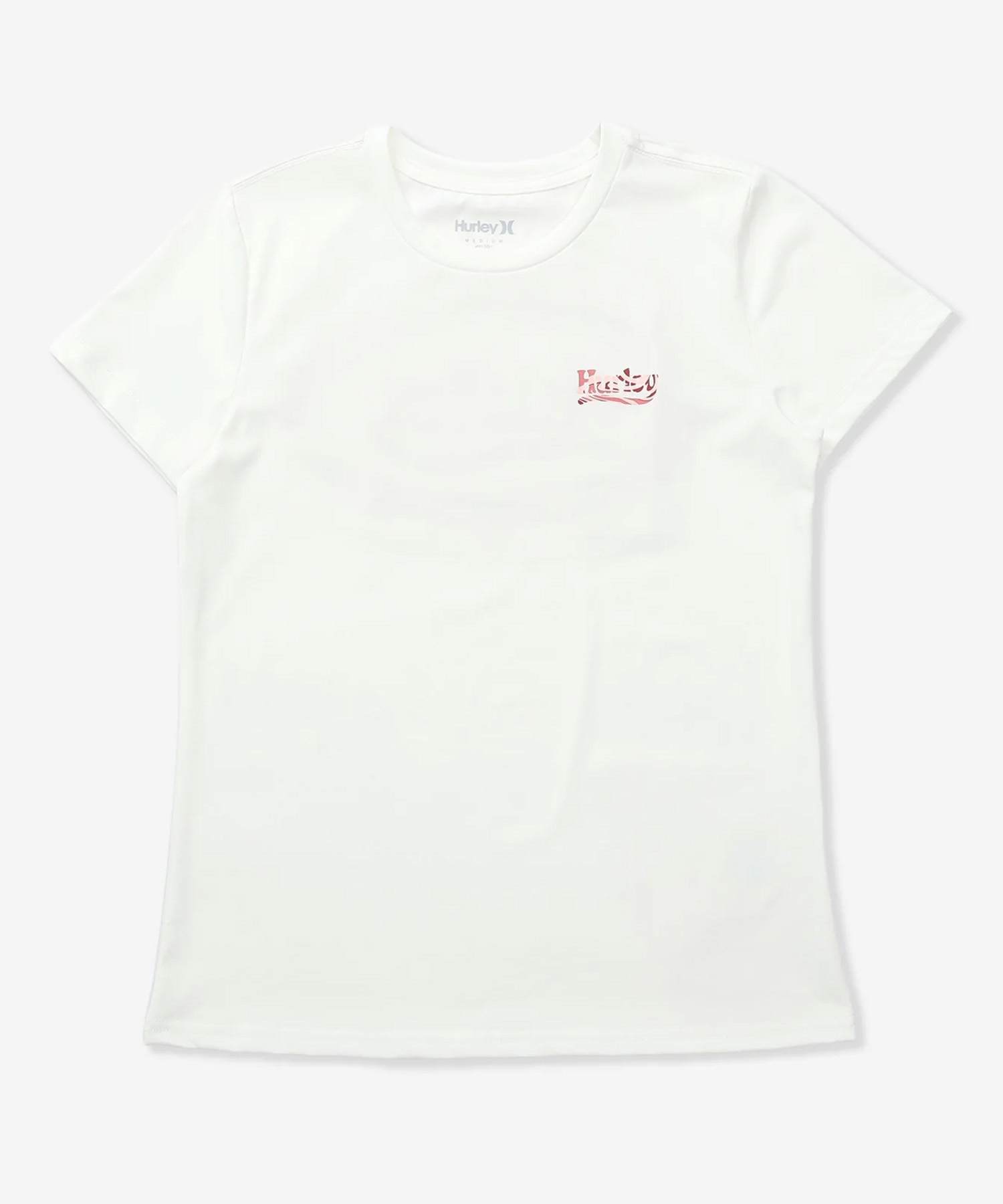 Hurley ハーレー 半袖 Tシャツ レディース ロゴ バックプリント UVカット 吸汗速乾 耐塩素 水陸両用 セットアップ対応 WASS261036 UT(BLK-M)