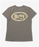 Hurley ハーレー 半袖 Tシャツ レディース ロゴ バックプリント UVカット 吸汗速乾 耐塩素 水陸両用 セットアップ対応 WASS261036 UT(BLK-M)
