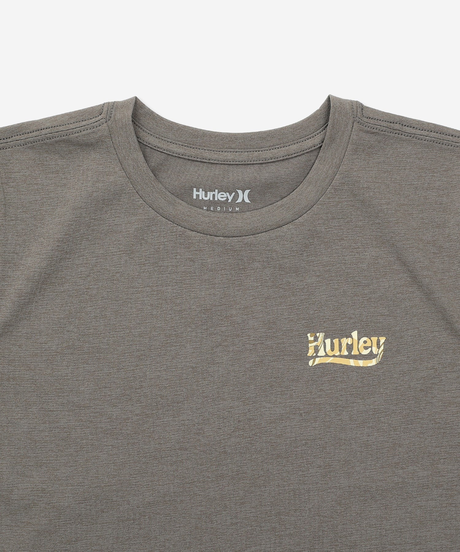 Hurley ハーレー 半袖 Tシャツ レディース ロゴ バックプリント UVカット 吸汗速乾 耐塩素 水陸両用 セットアップ対応 WASS261036 UT(BLK-M)
