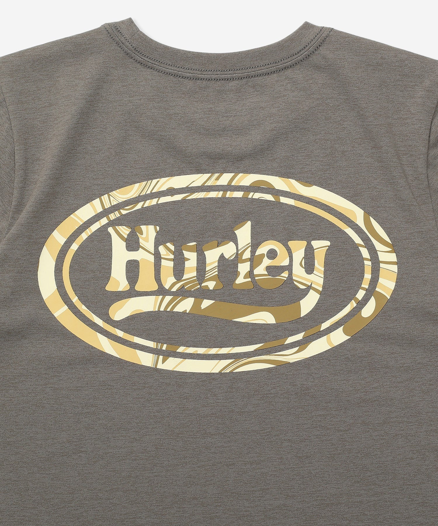 Hurley ハーレー 半袖 Tシャツ レディース ロゴ バックプリント UVカット 吸汗速乾 耐塩素 水陸両用 セットアップ対応 WASS261036 UT(BLK-M)