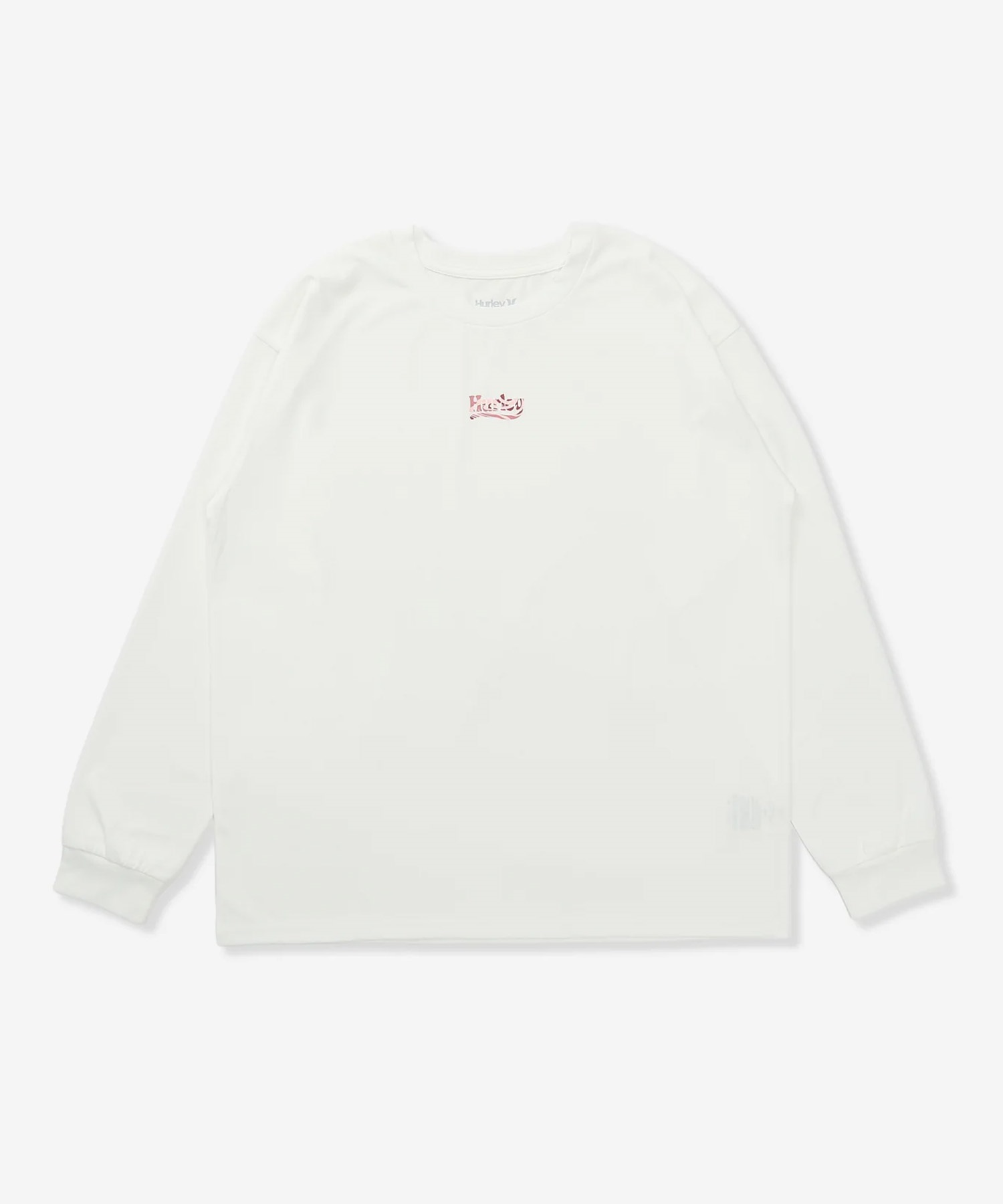 Hurley ハーレー 長袖 Tシャツ ロンT レディース ロゴ ワンポイント UVカット 吸汗速乾 耐塩素 水陸両用 セットアップ対応 WALS261035 UT(BLK-FREE)