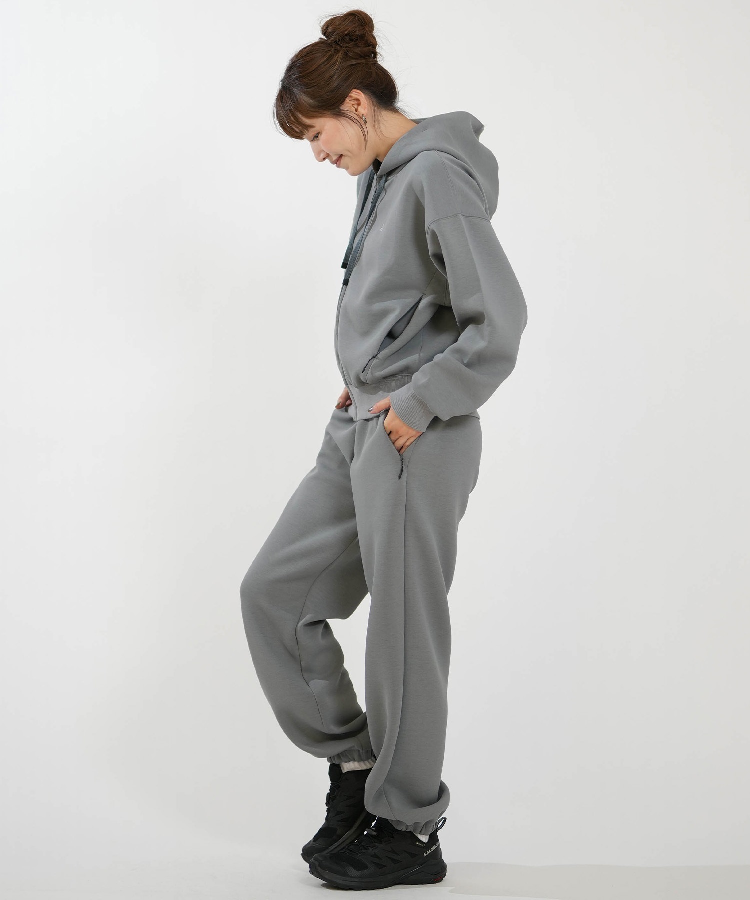  スウェットパンツ Sサイズ グレー Hurley ハーレー ロングパンツ レディース スウェット パンツ PHANTOM