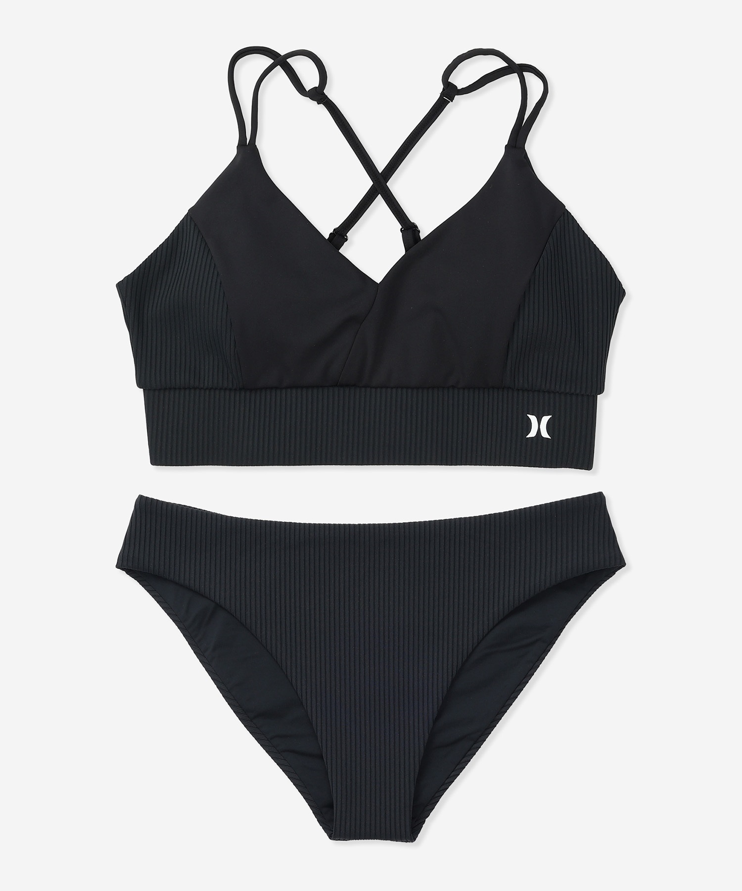Hurley ハーレー 水着 ビキニ レディース リブ 花柄 スイムウェア RIB