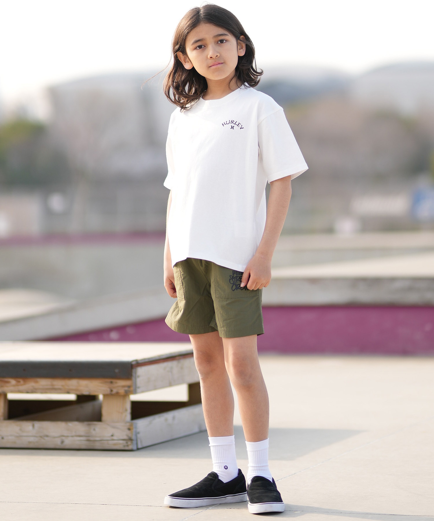 Hurley ハーレー 半袖 Tシャツ キッズ ジュニア 子供 FROM H TO H