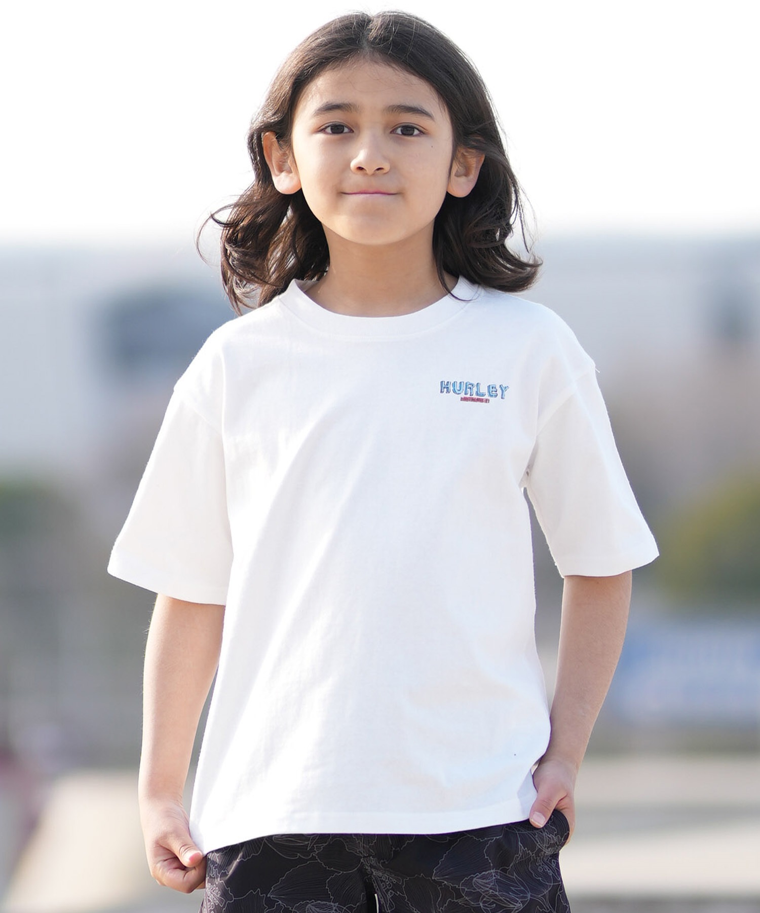 Hurley ハーレー 半袖 Tシャツ キッズ ジュニア 子供 SUNNY CAMP