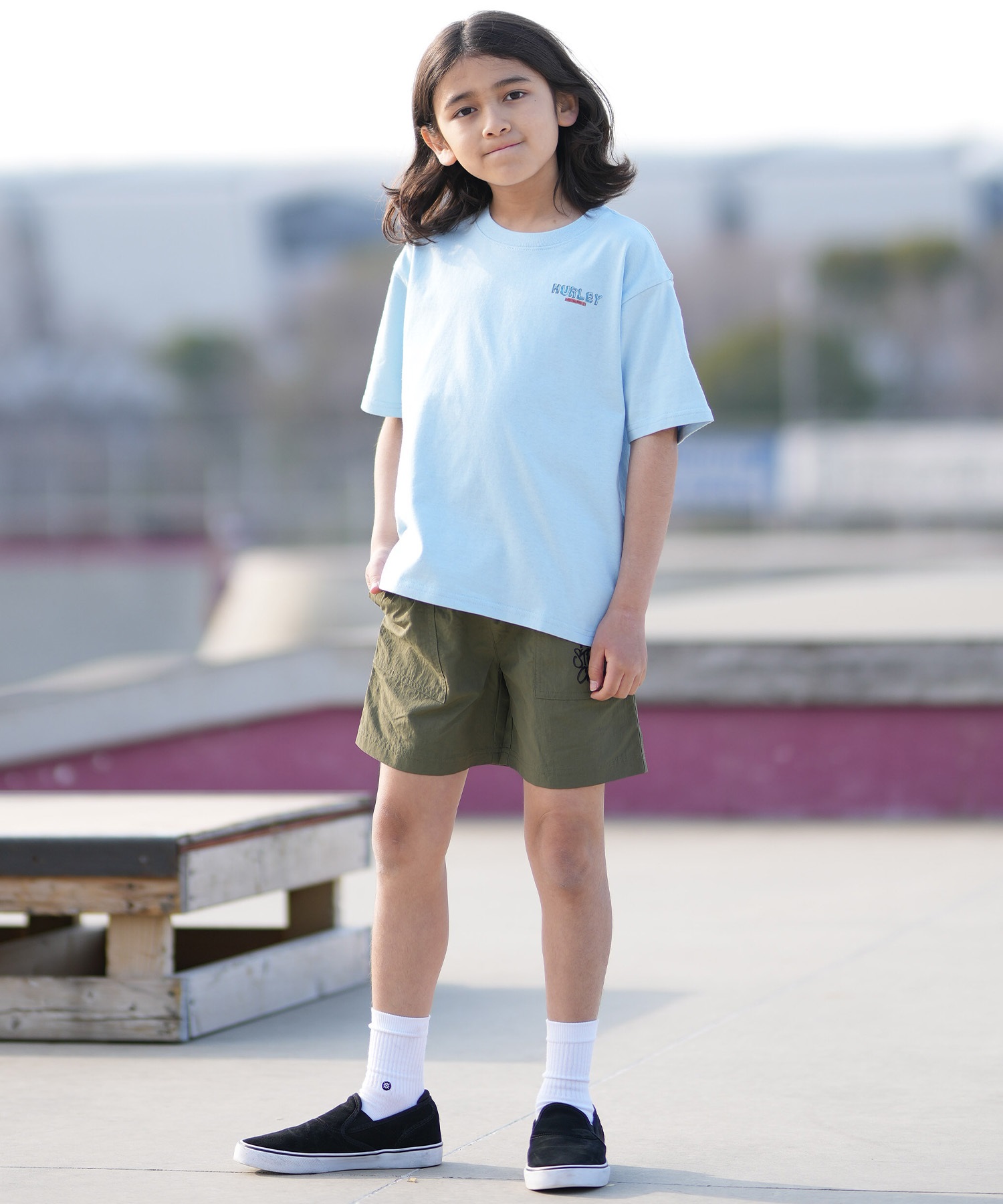 Hurley ハーレー 半袖 Tシャツ キッズ ジュニア 子供 SUNNY CAMP