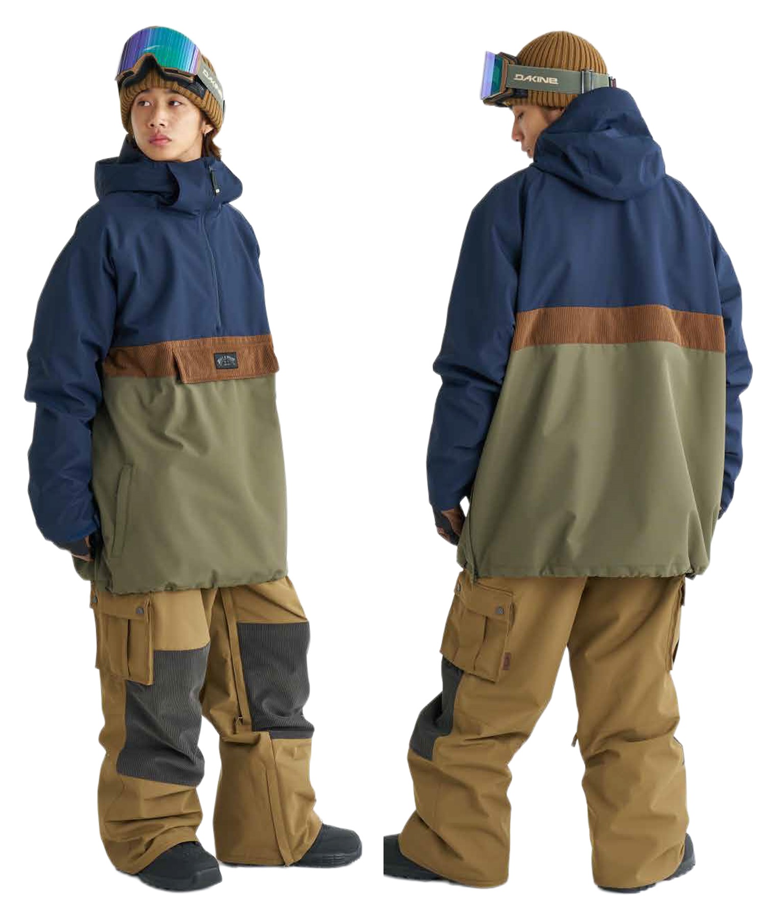 【1月SALE】ARMADA アノラックジャケット・ビブパンツセット M BILLABONG ビラボン アノラックジャケット ANORAK JACKET スノーボード