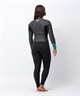 BILLABONG ビラボン フロントジップ ライトフル BG018-015 ウェットスーツ フルスーツ レディース(BLK-M)