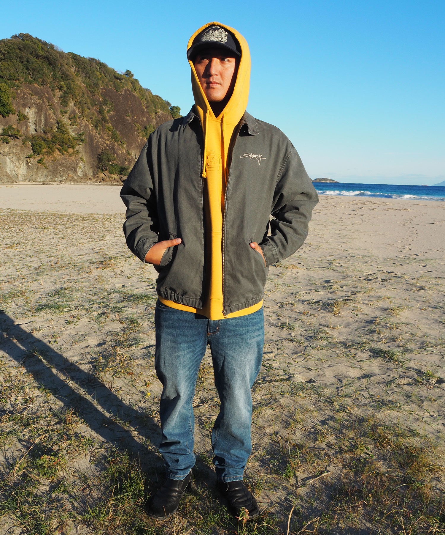 BILLABONG ビラボン ジャケット メンズ シンプル ZIP COATCH BG011750(BLK-M)