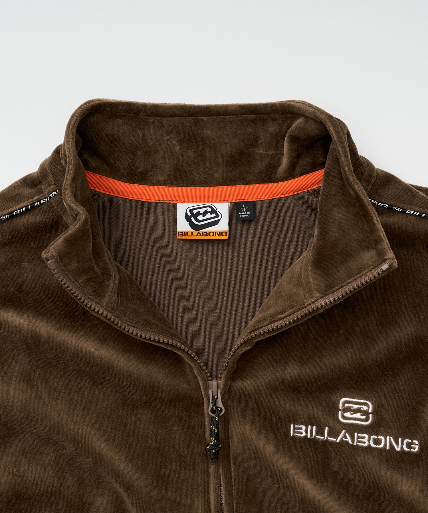 BILLABONG ビラボン ジャージ トラックジャケット メンズ ベロア TRACK