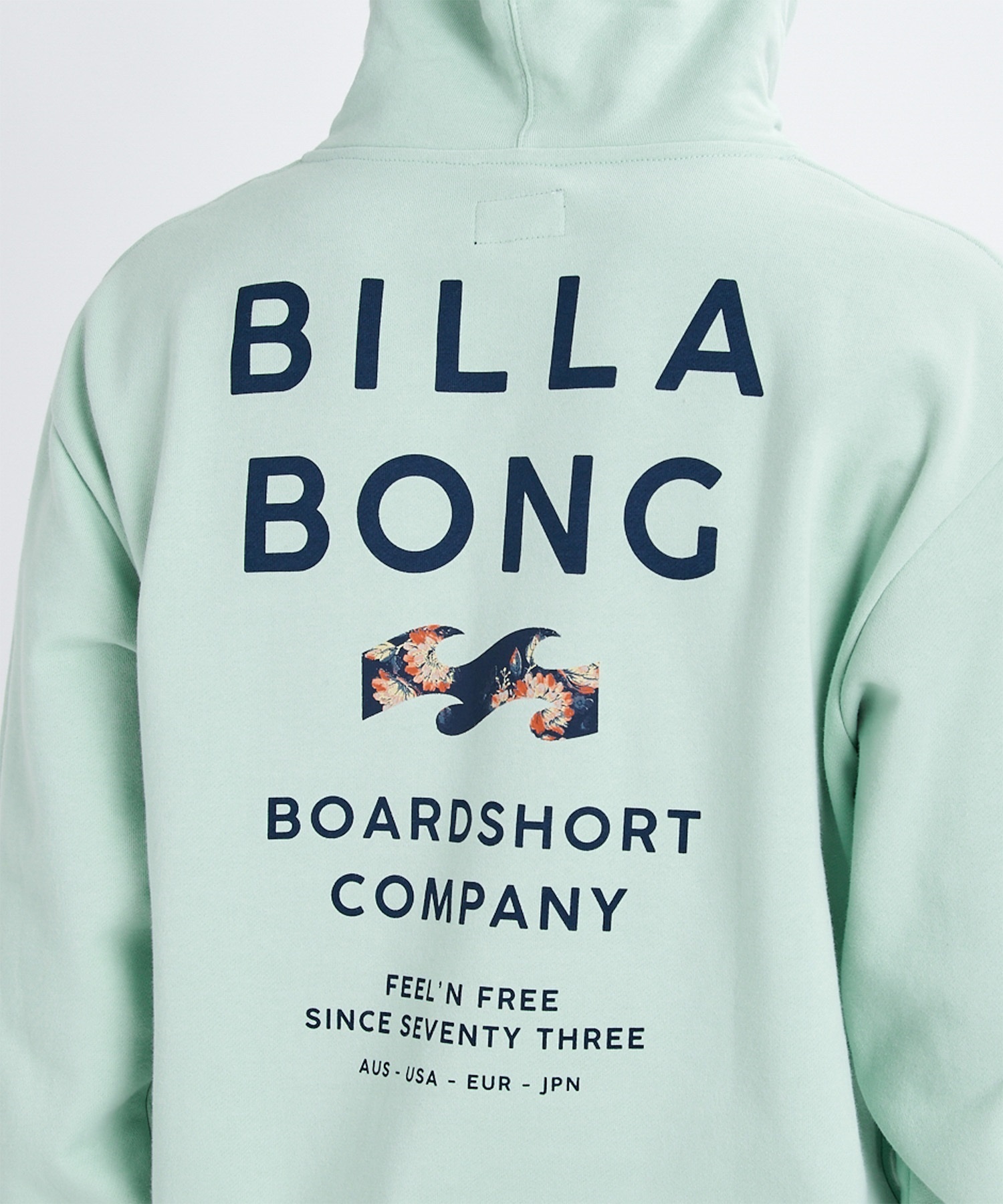 BILLABONG ビラボン プルオーバー パーカー メンズ バックプリント SUN
