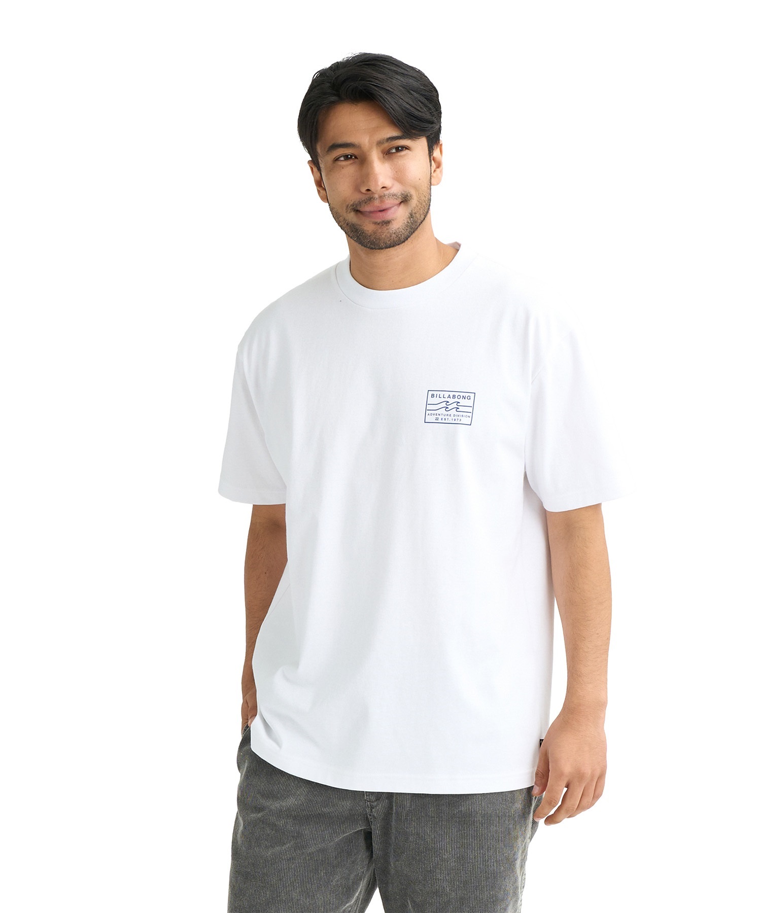 i*a様 【新品未使用】BILLABONG✖️RHC 半袖Tシャツ ホワイト L BILLABONG ビラボン 半袖 Tシャツ メンズ シンプル ADIV LOGO【OVER