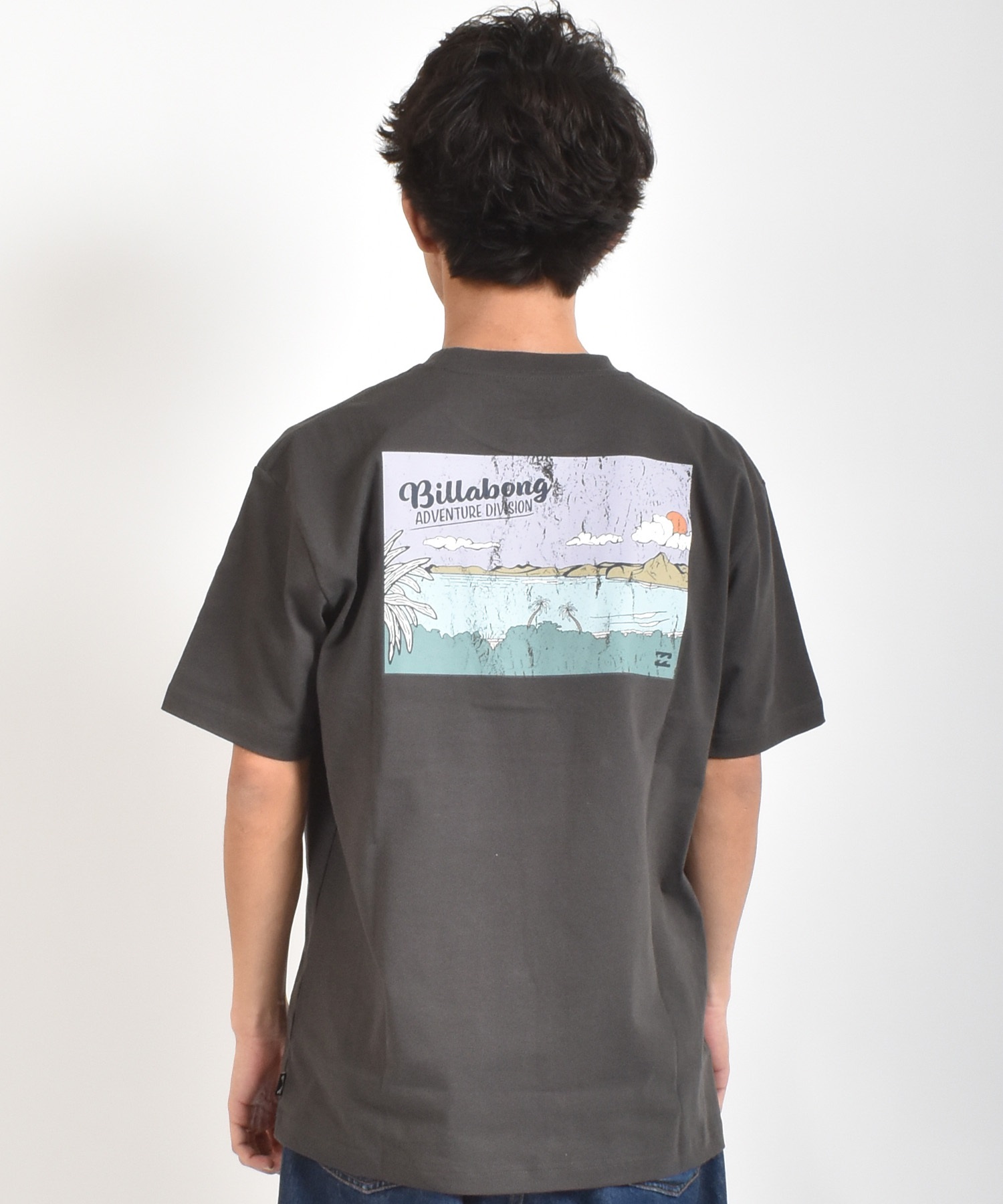BILLABONG ビラボン 半袖 Tシャツ メンズ バックプリント POST CARD T